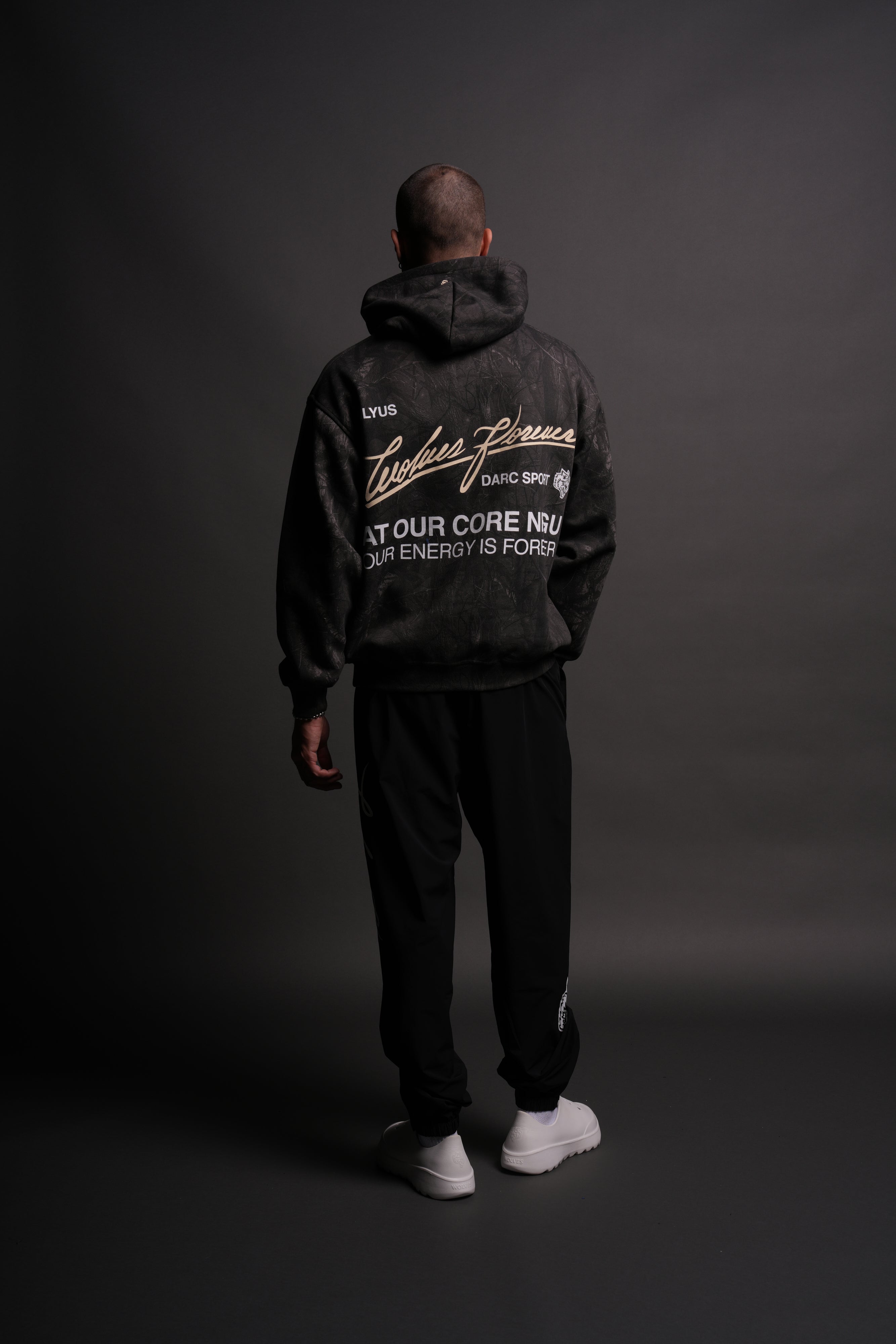 At Our Core "Pierce" Hoodie in Darc Driftwood Forest Camo