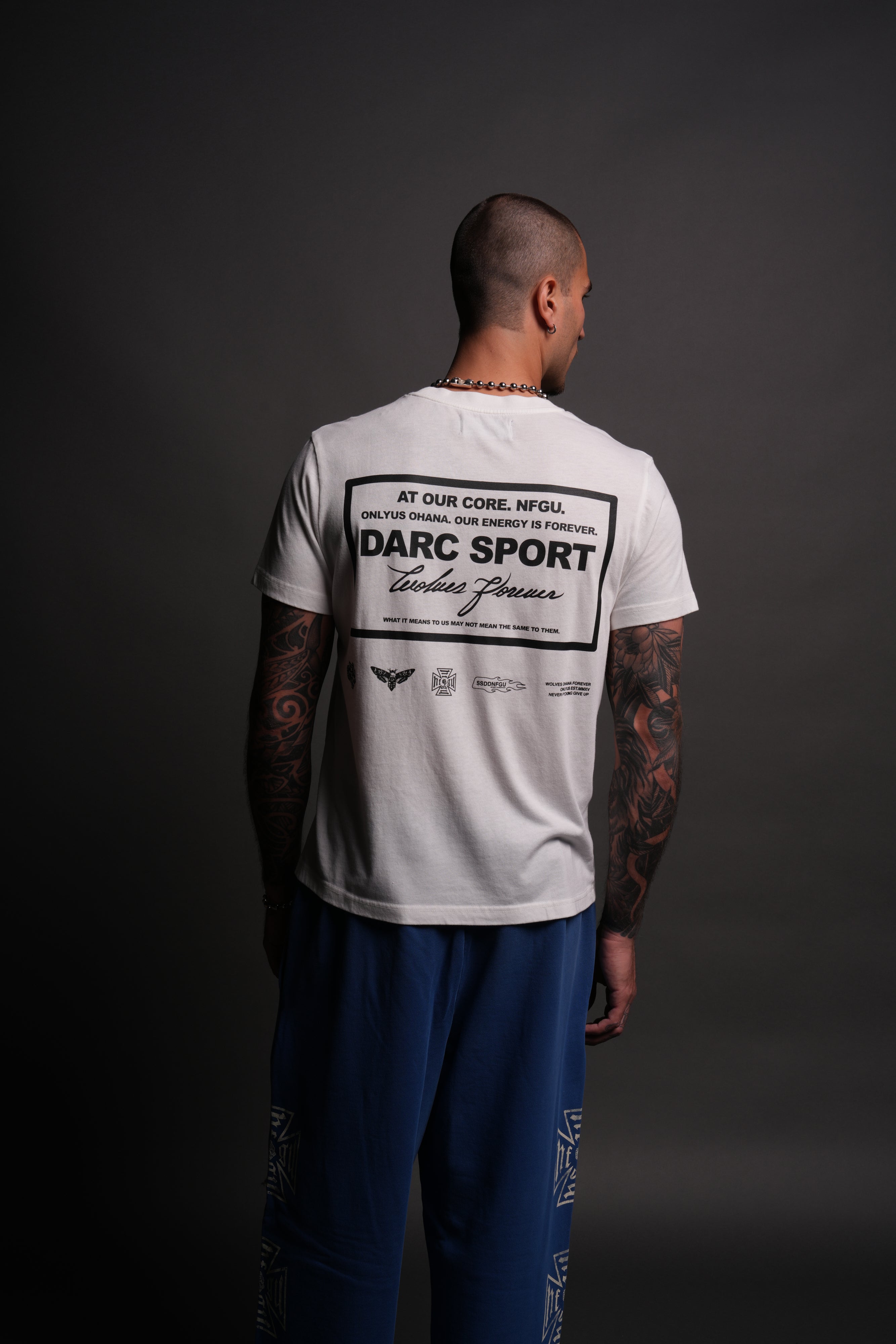 Darc Core J. Dean Tee in Cream