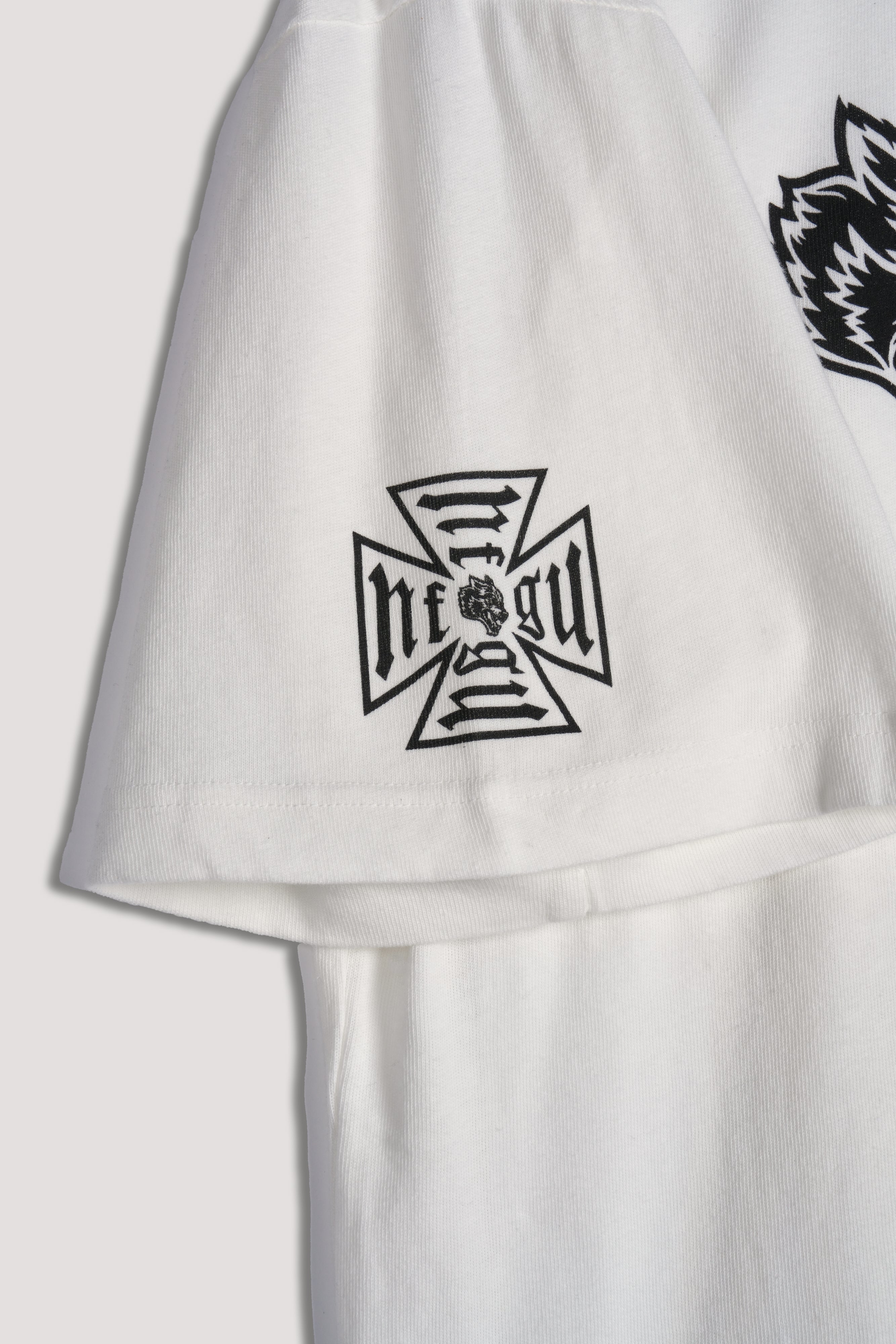 North F*Ckin Shore Premium Oversized Tee in Cream