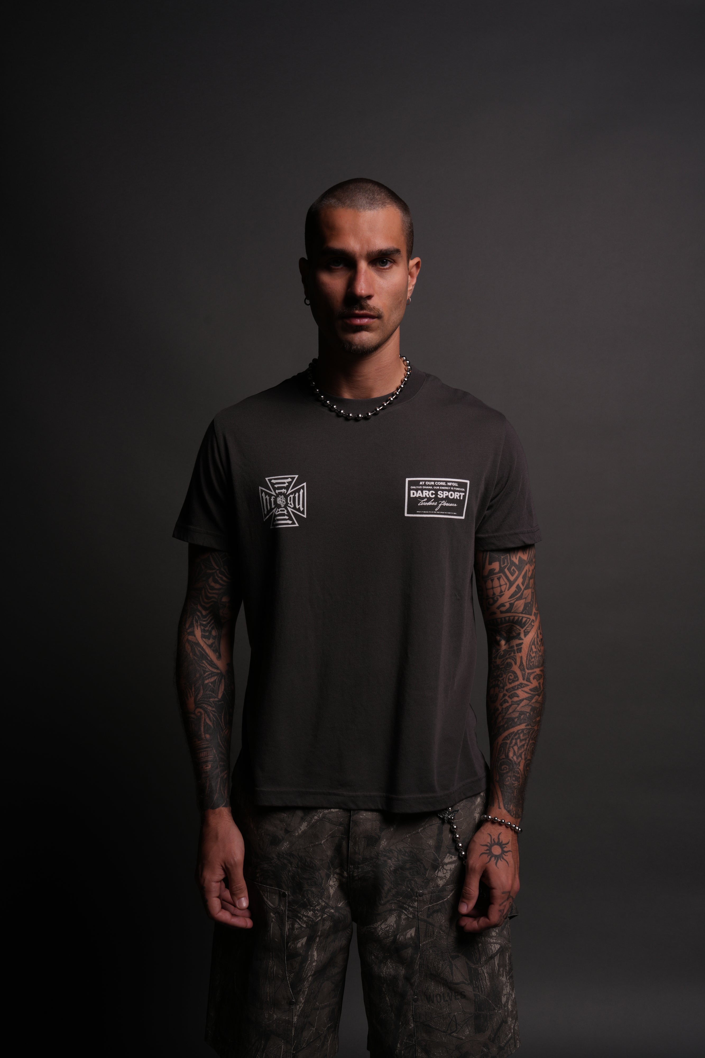 Darc Core J. Dean Tee in Wolf Gray