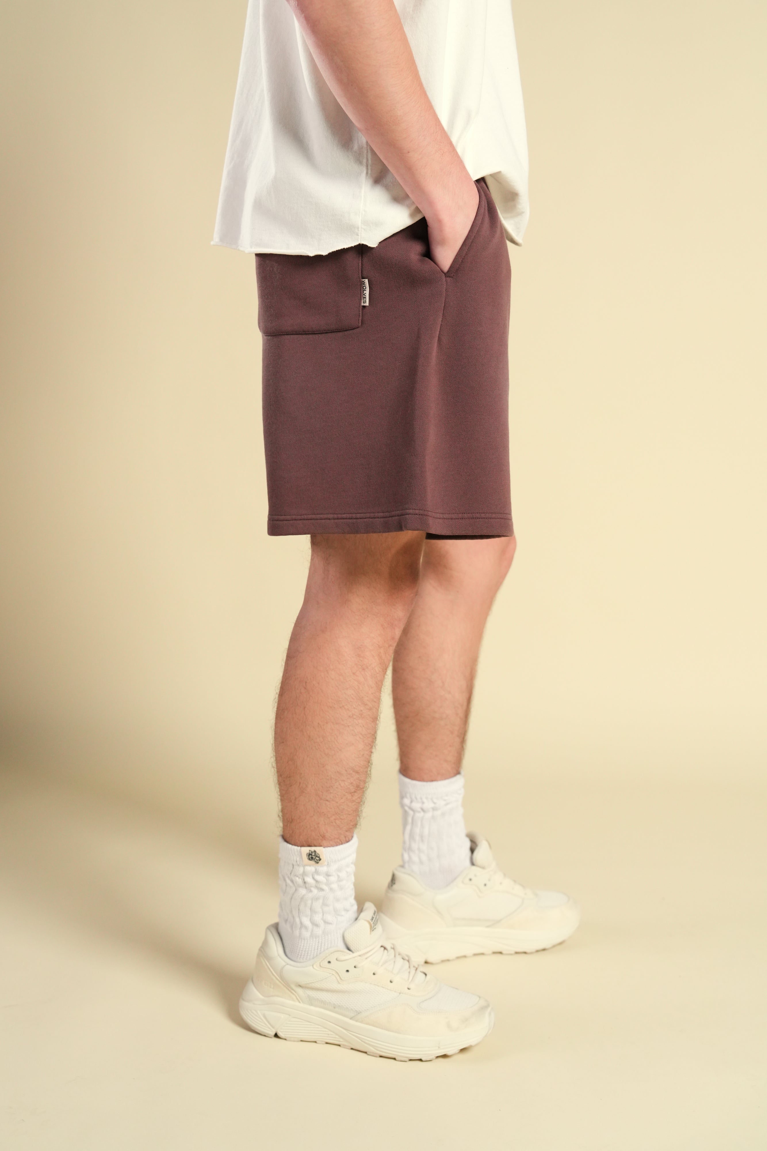 Just Wolves Oversized Post Lounge Sweat Shorts