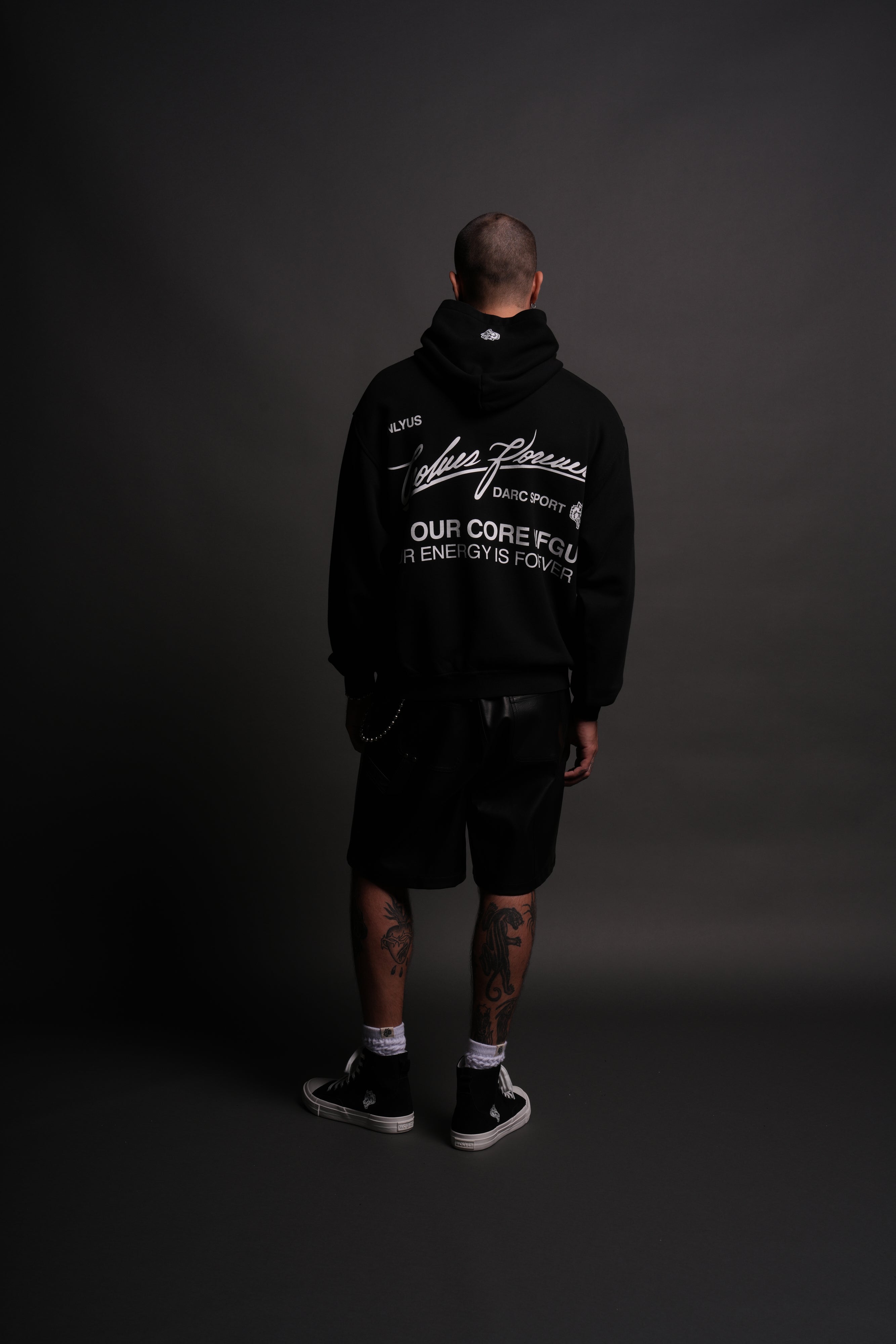 At Our Core "Pierce" Hoodie in Black