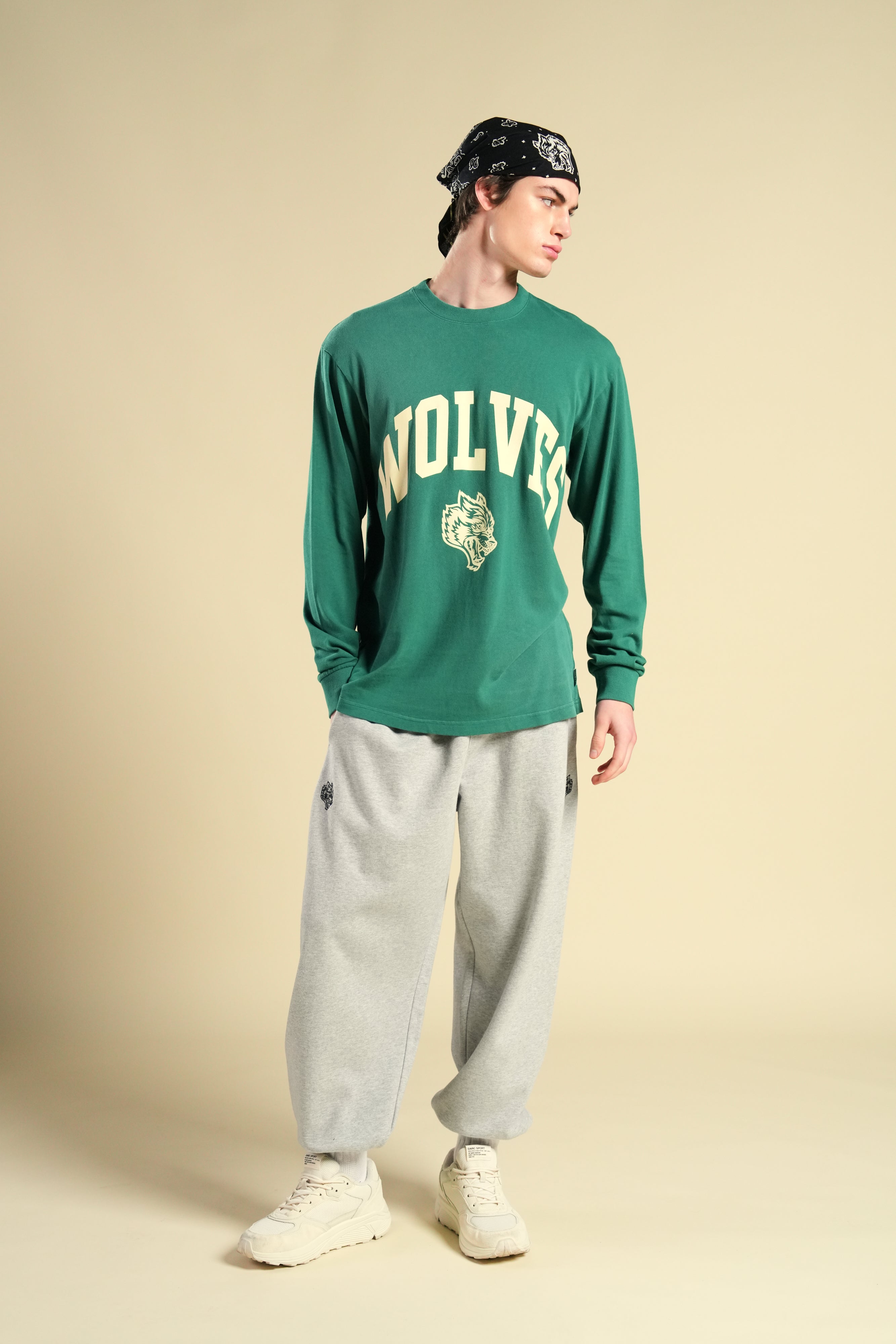 Wolves Worldwide "Premium" Oversized LS Tee