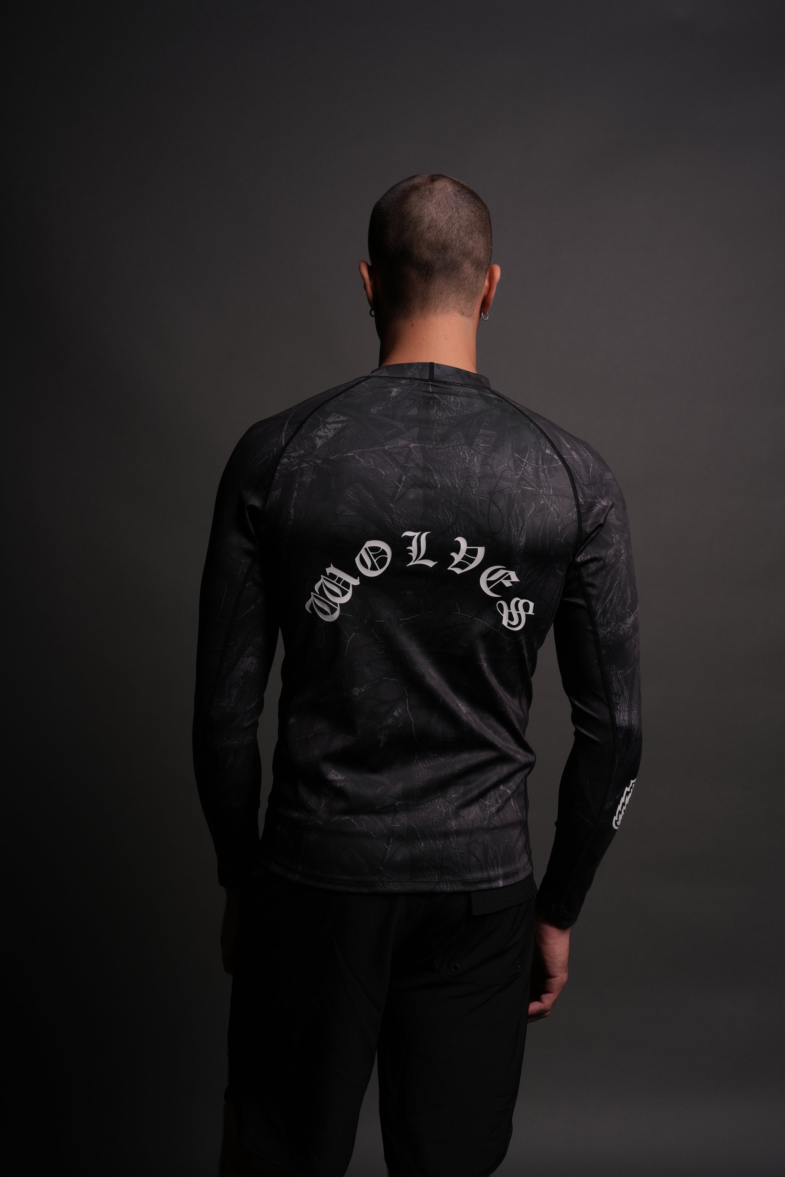 Core Rash Guard in Darc Driftwood Forest Camo