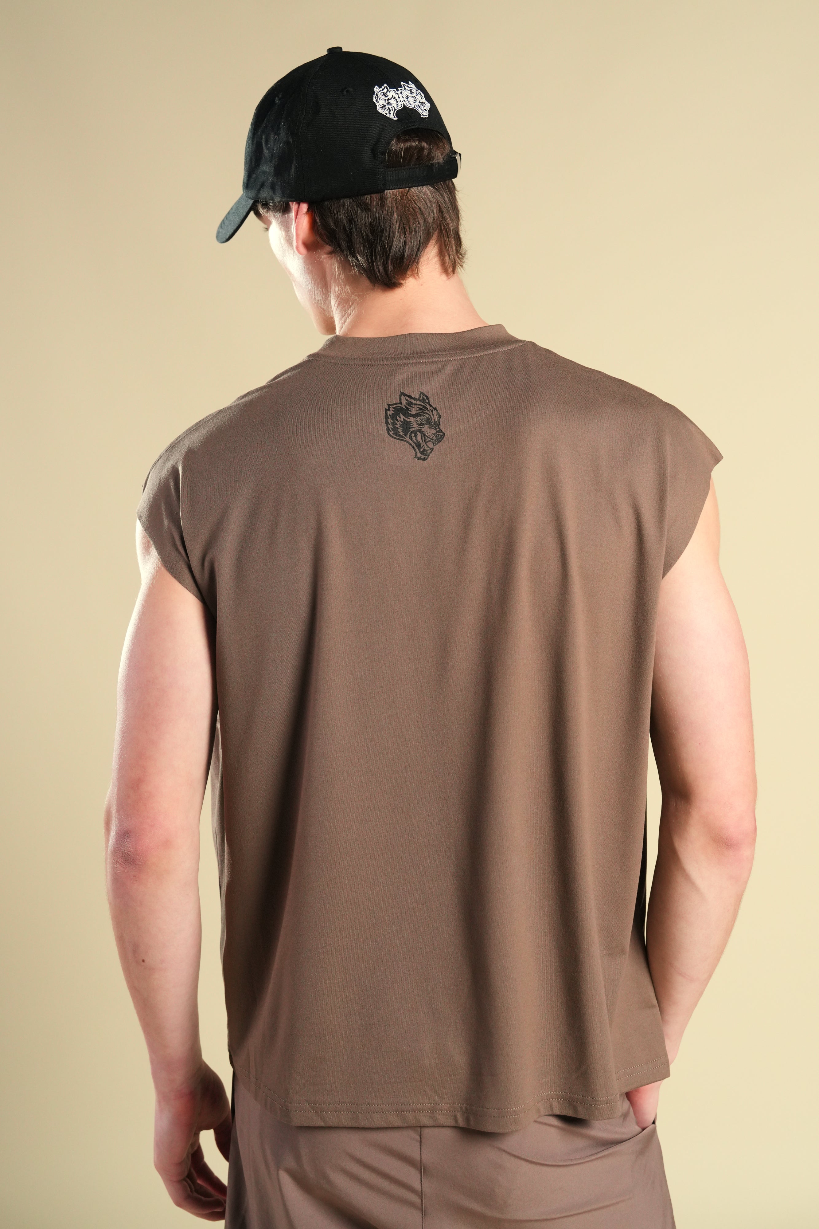 Loyalty Forever "Dry Wolf" Cropped Muscle Tee