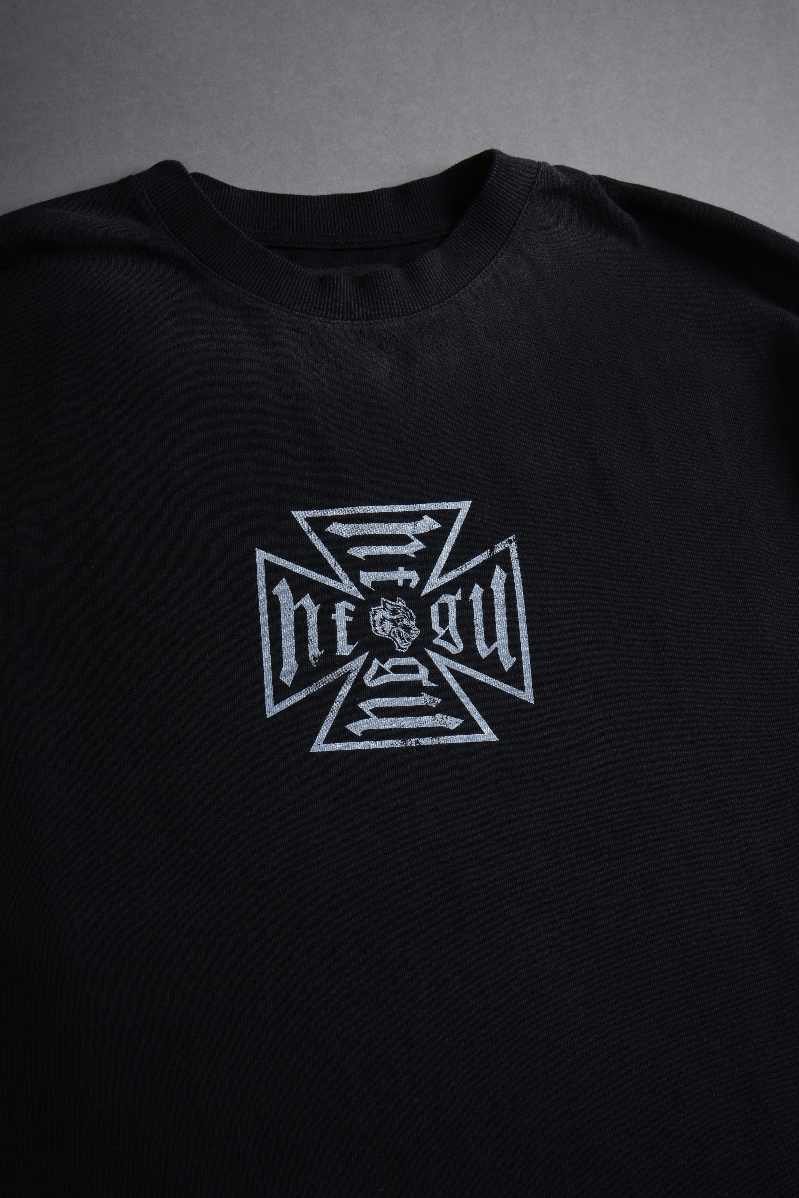 Loyal To The Core "Premium" Oversized Tee in Black Drift Wash