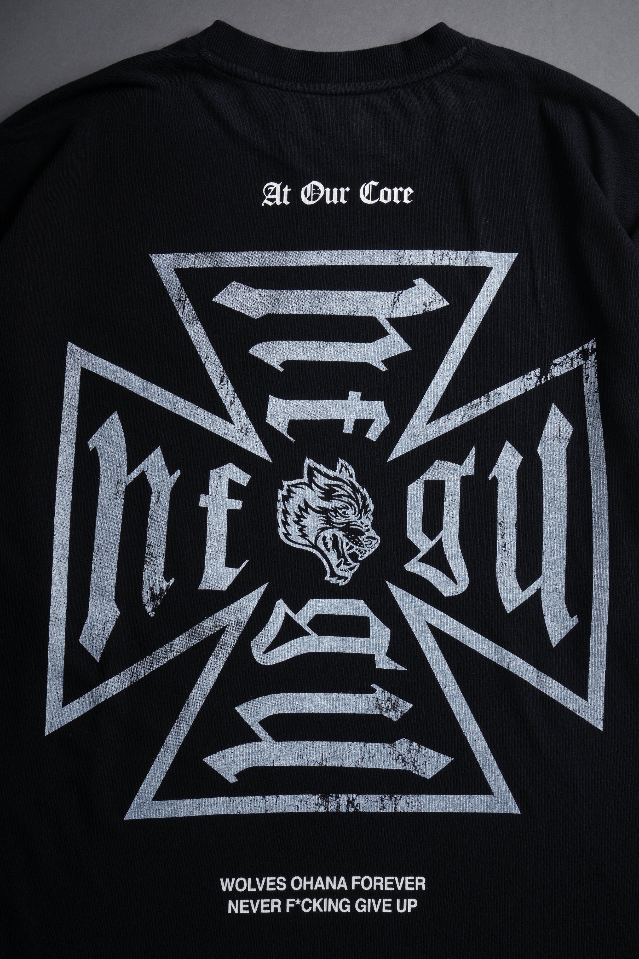 Loyal To The Core "Premium" Oversized Tee in Black Drift Wash