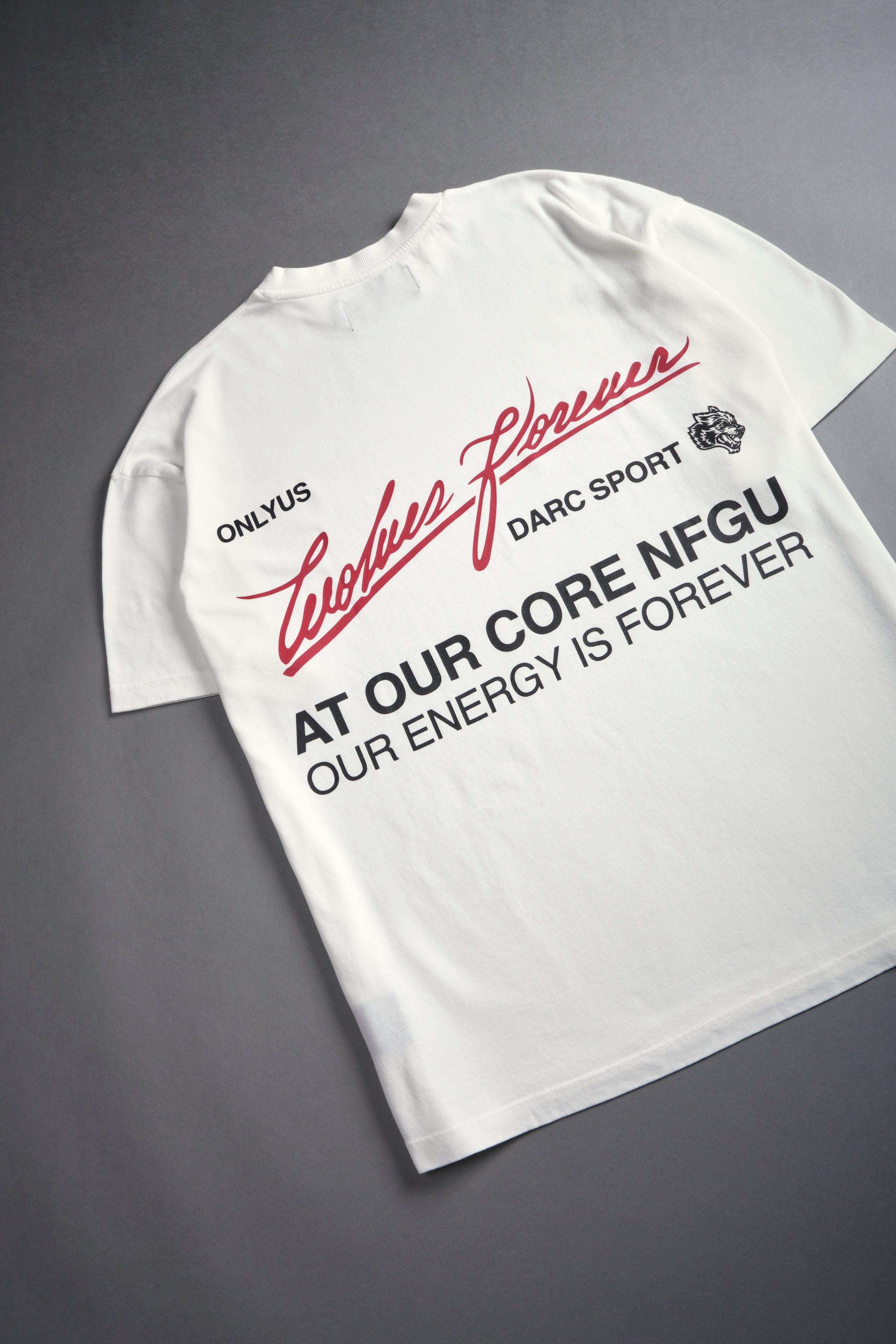 At Our Core "Premium" Oversized Tee in Cream