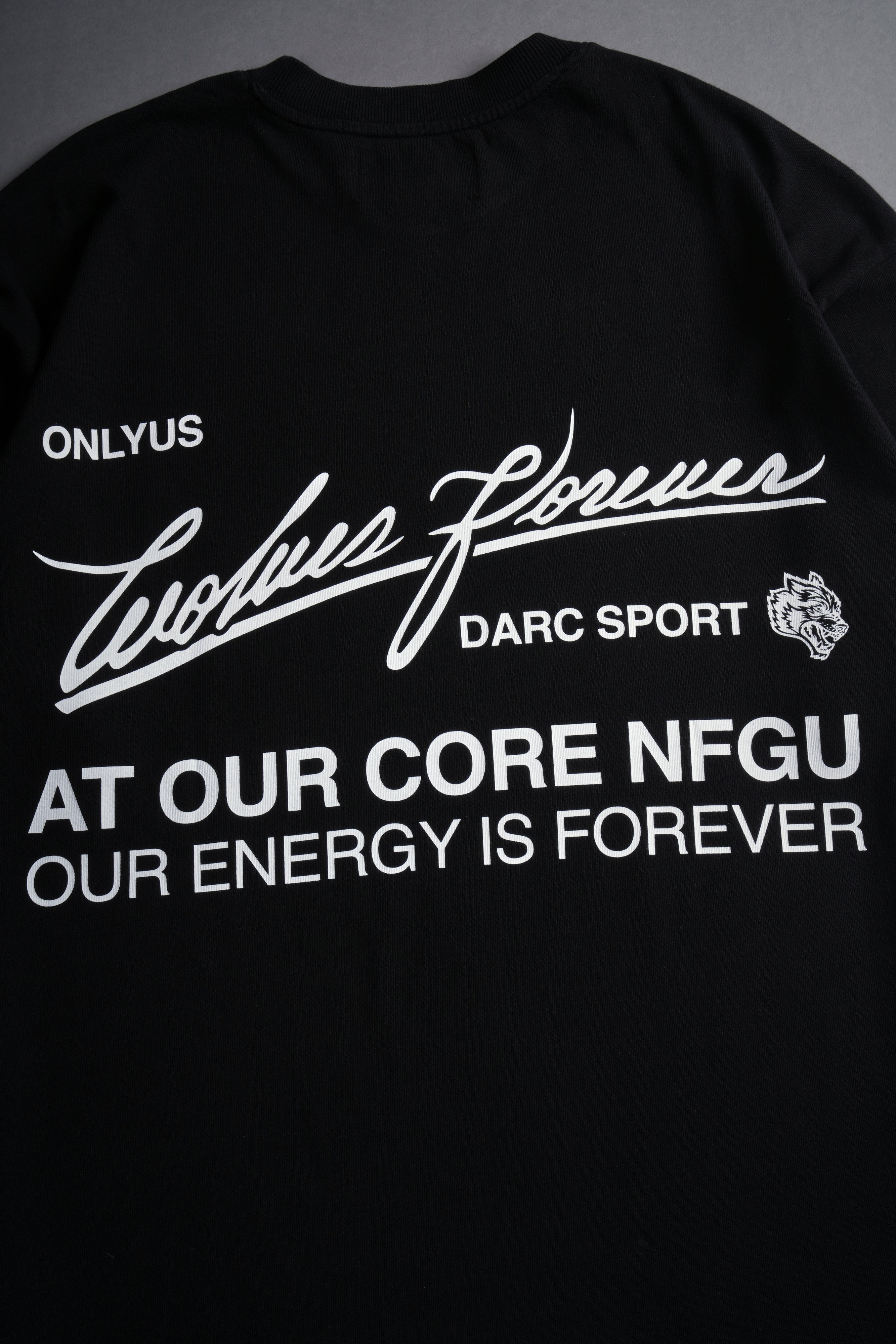 At Our Core "Premium" Oversized Tee in Black