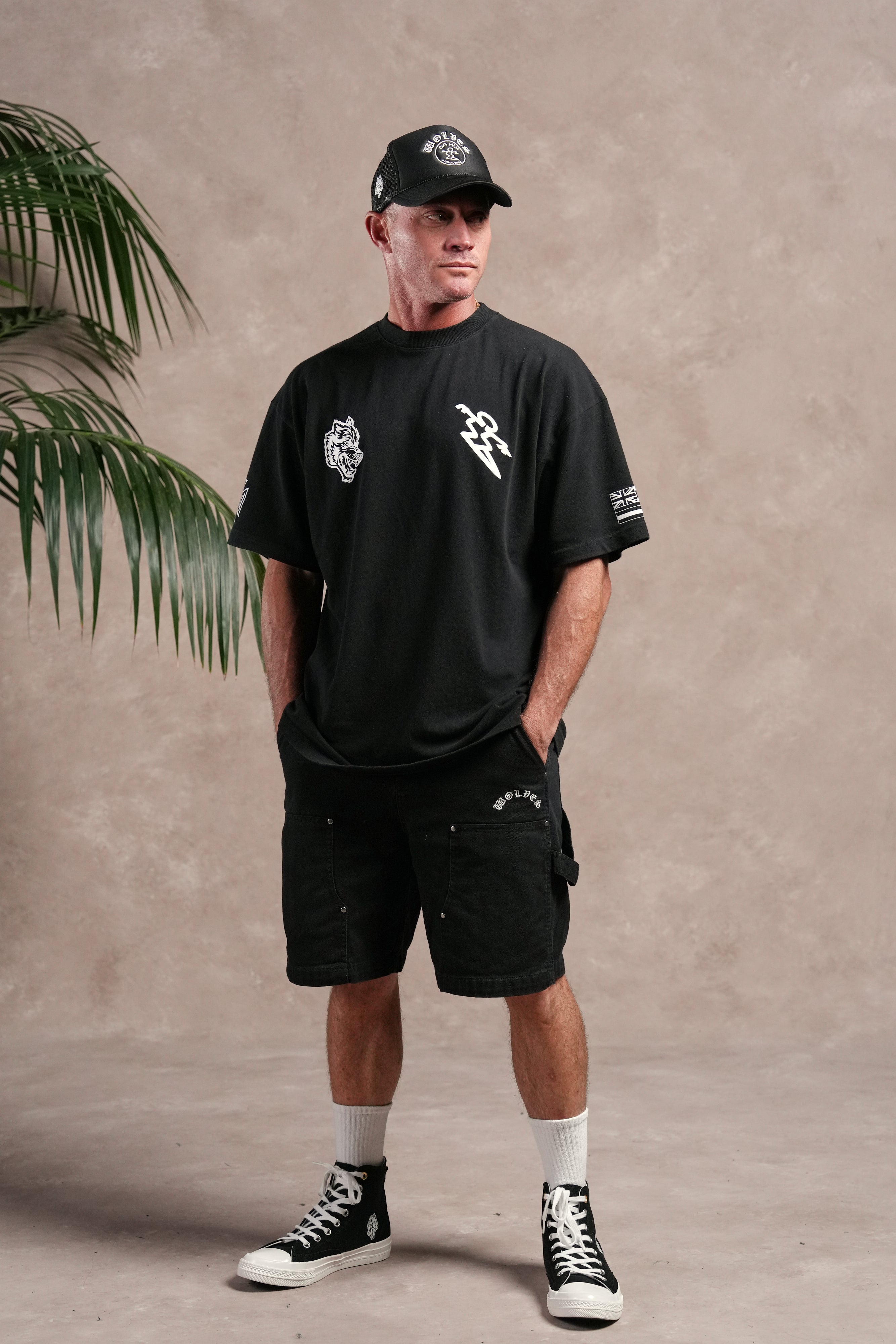North F*Ckin Shore Premium Oversized Tee in Black