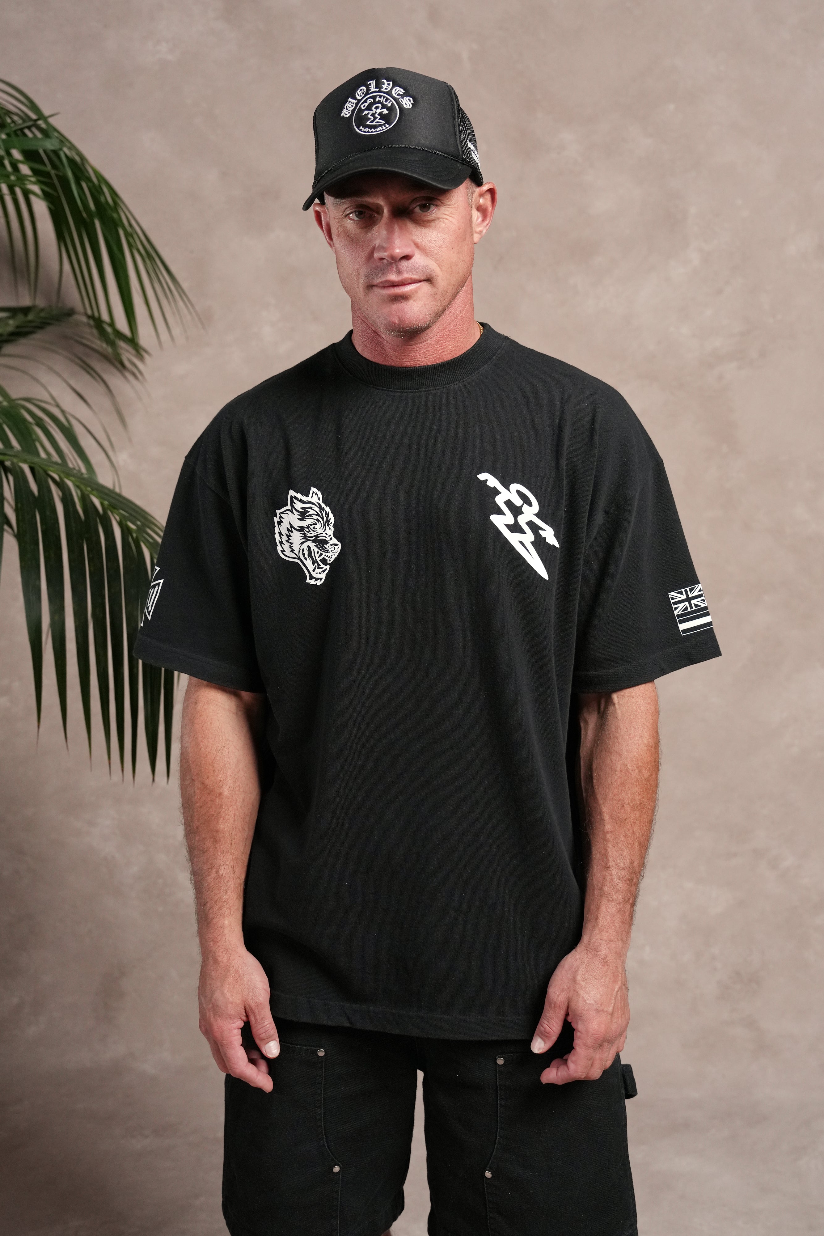North F*Ckin Shore Premium Oversized Tee in Black