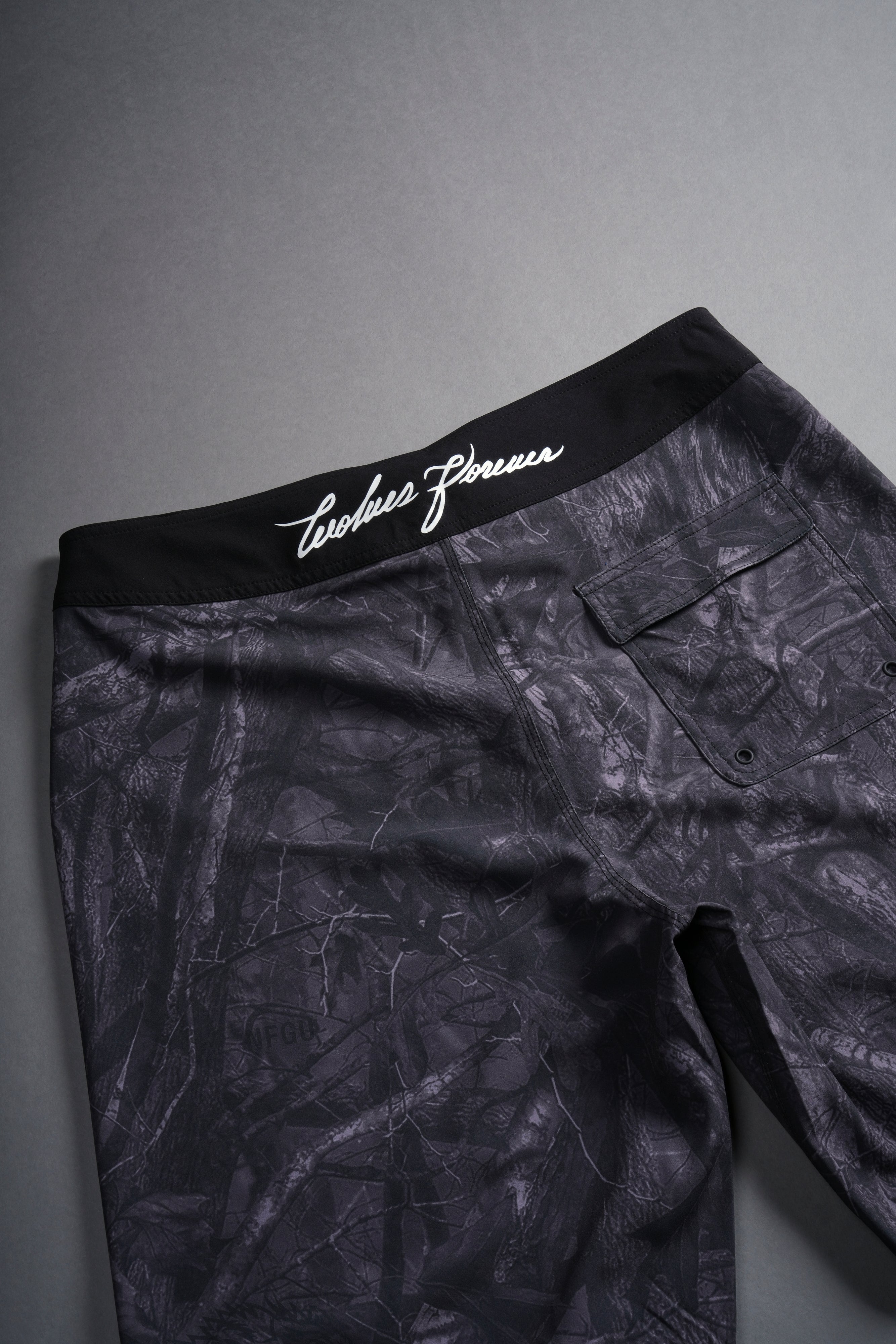 Core Brucey's Board Shorts in Darc Driftwood Forest Camo