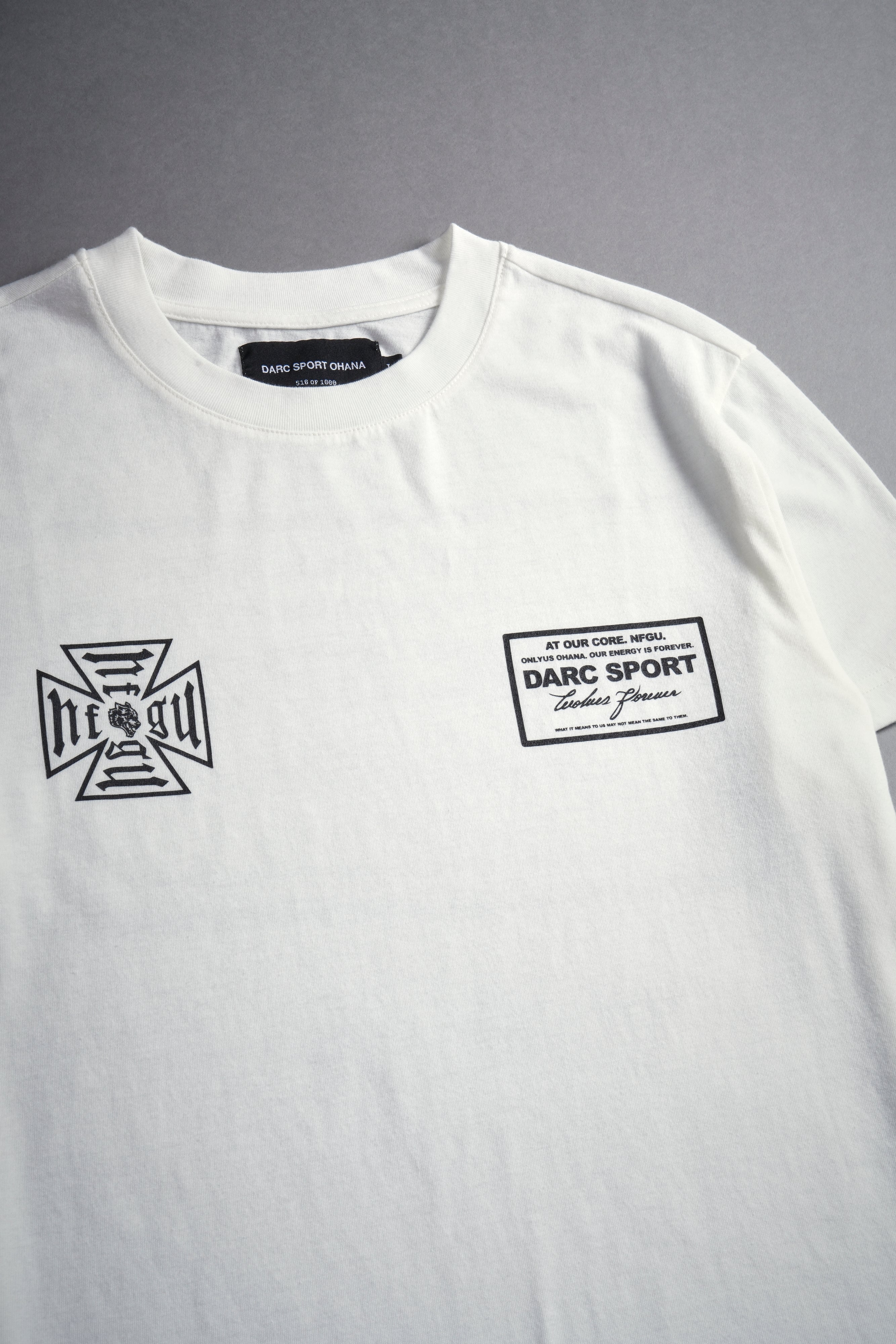 Darc Core J. Dean Tee in Cream