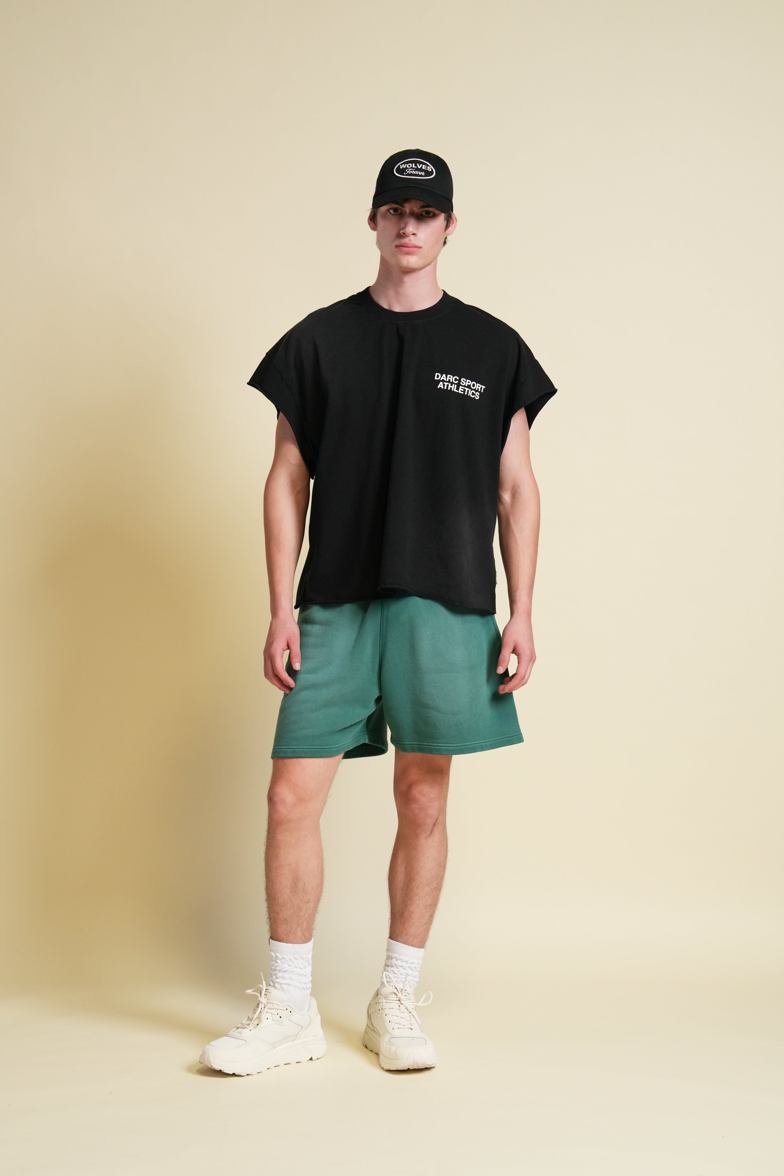 Just Wolves Oversized Post Lounge Sweat Shorts