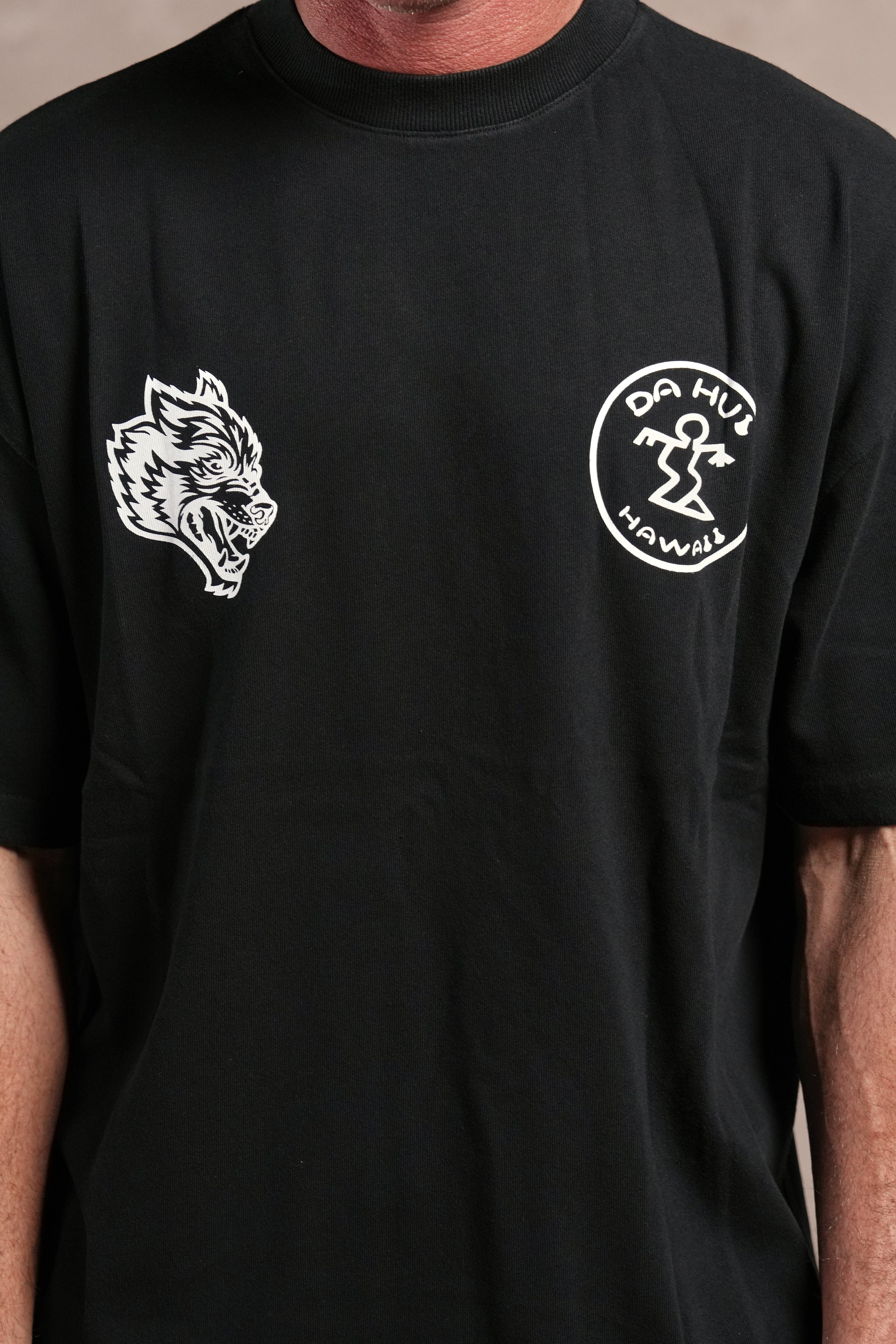Darc Sport X Da Hui Premium Oversized Tee in Black