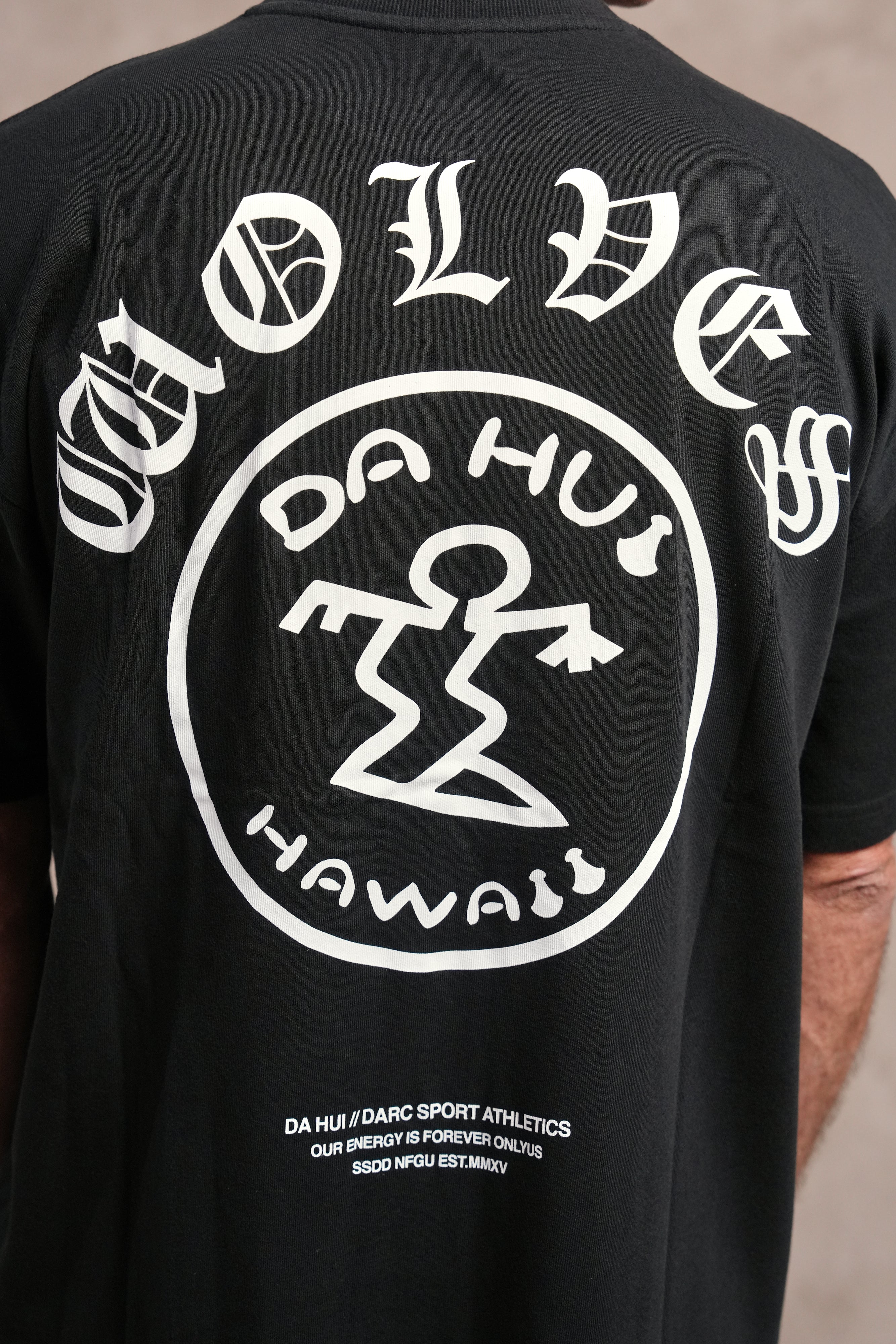 Darc Sport X Da Hui Premium Oversized Tee in Black