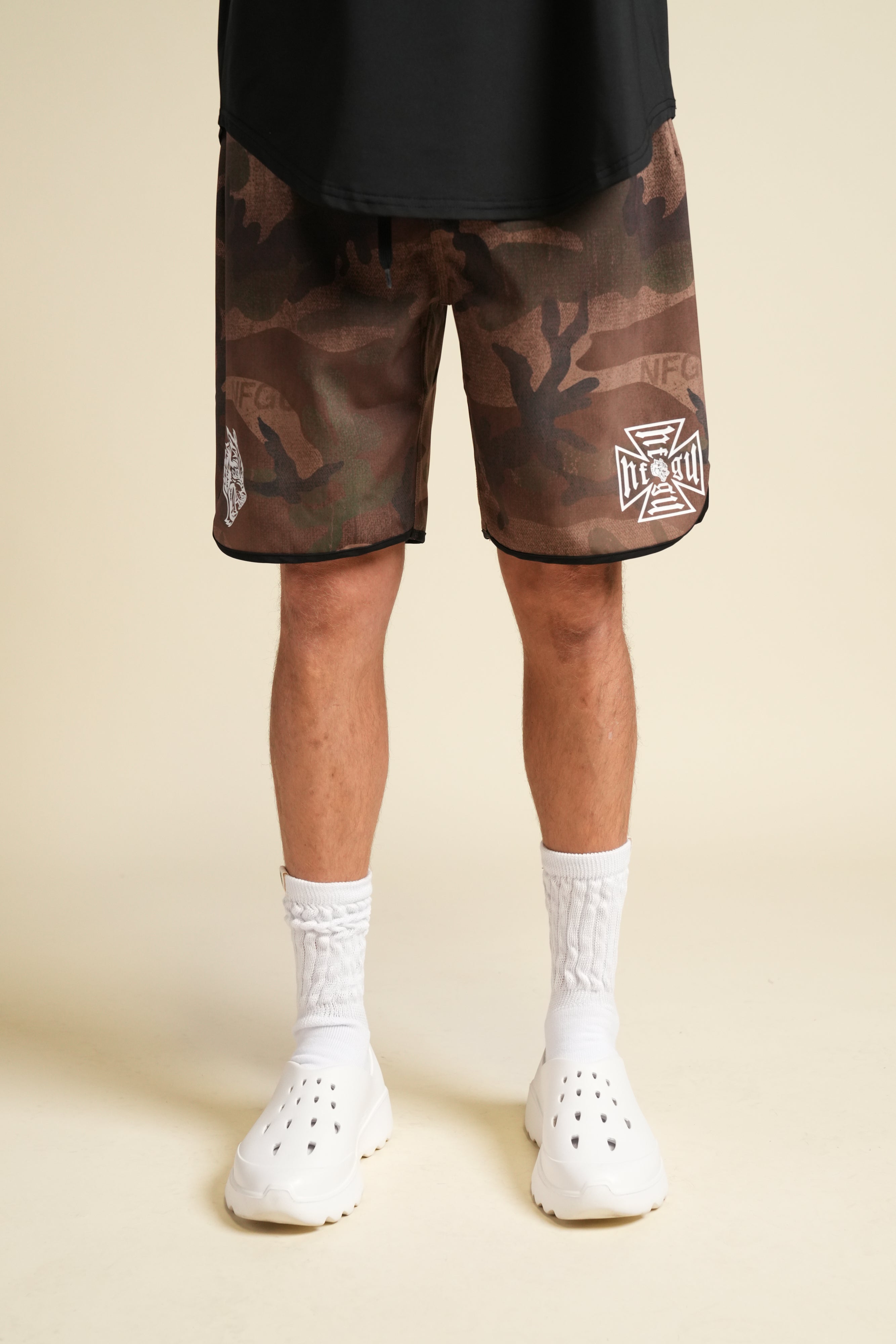 Core Board Shorts in Ohana Woodland Camo