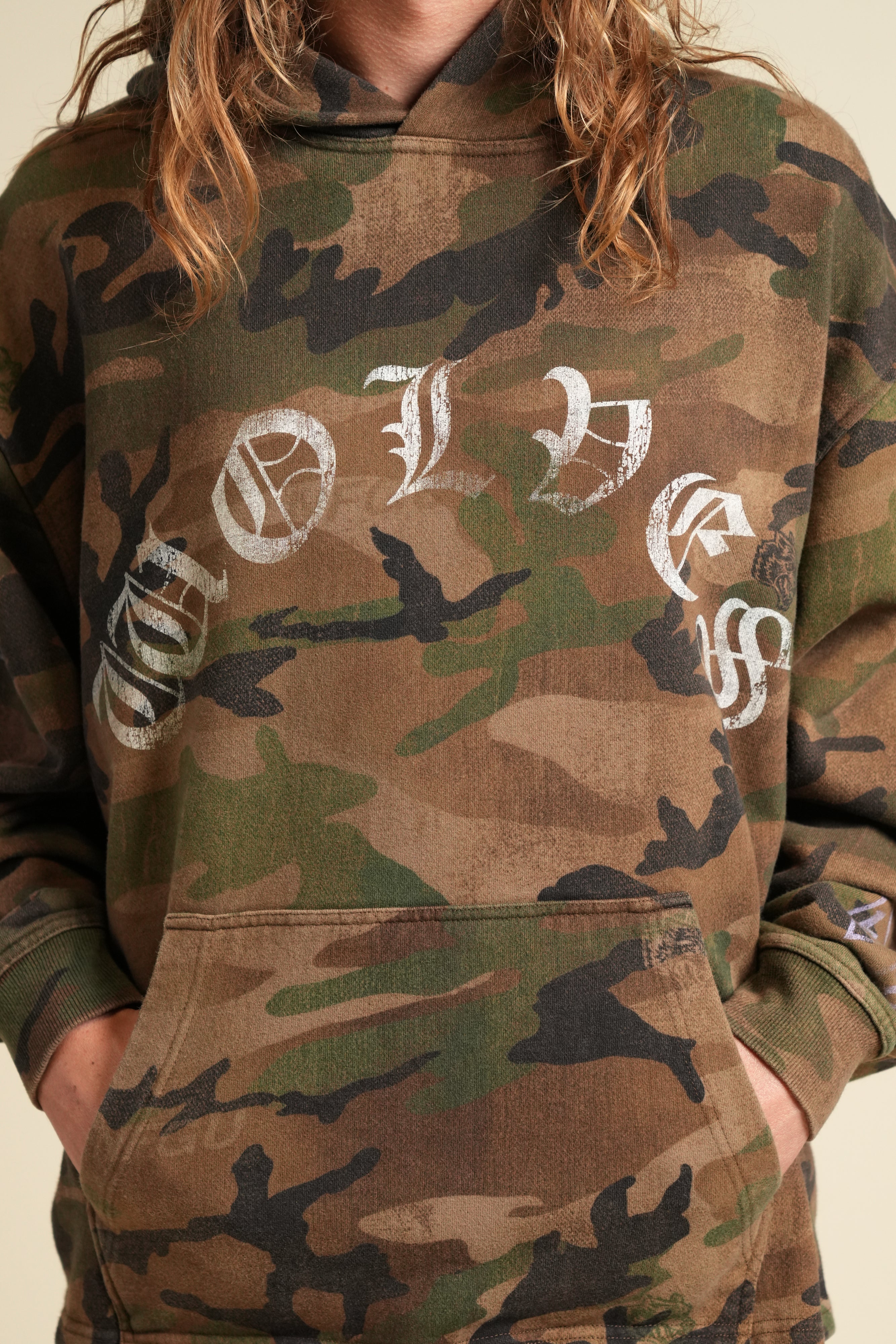 Core Chopper "Moaty" Hoodie in Ohana Woodland Camo