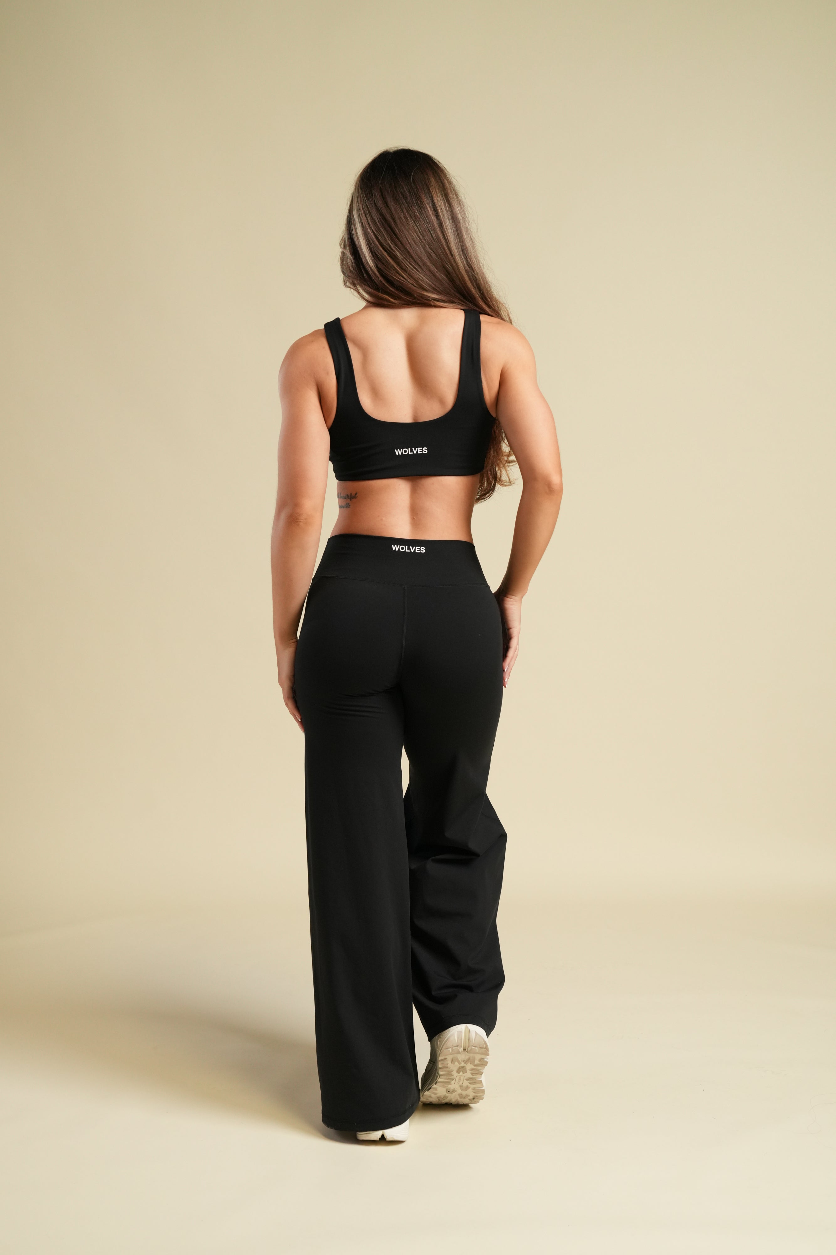 Dual Wolf Forever Wide Leg Energy Pant