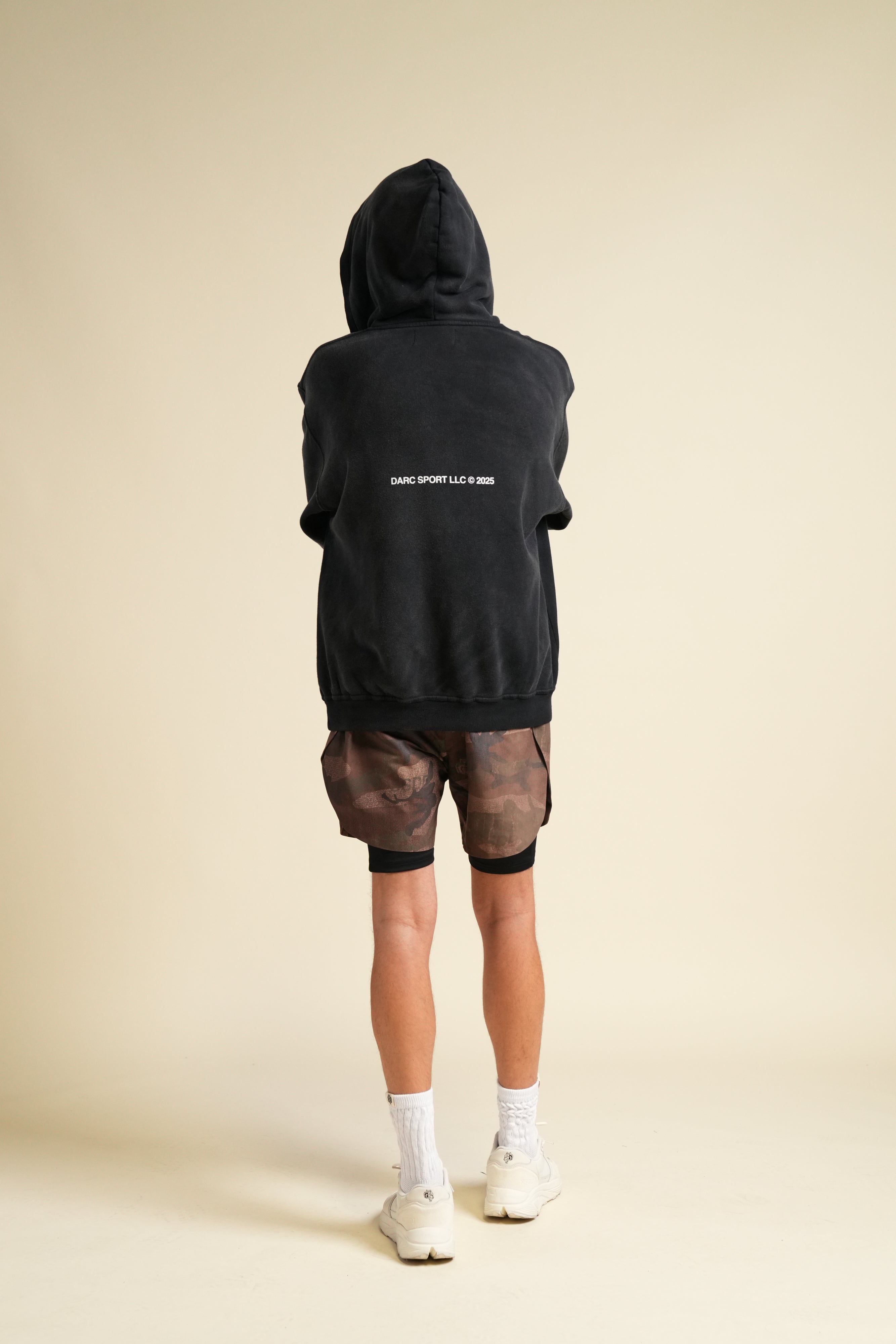 Ohana League "Dempsey" Hoodie in Black Drift Wash