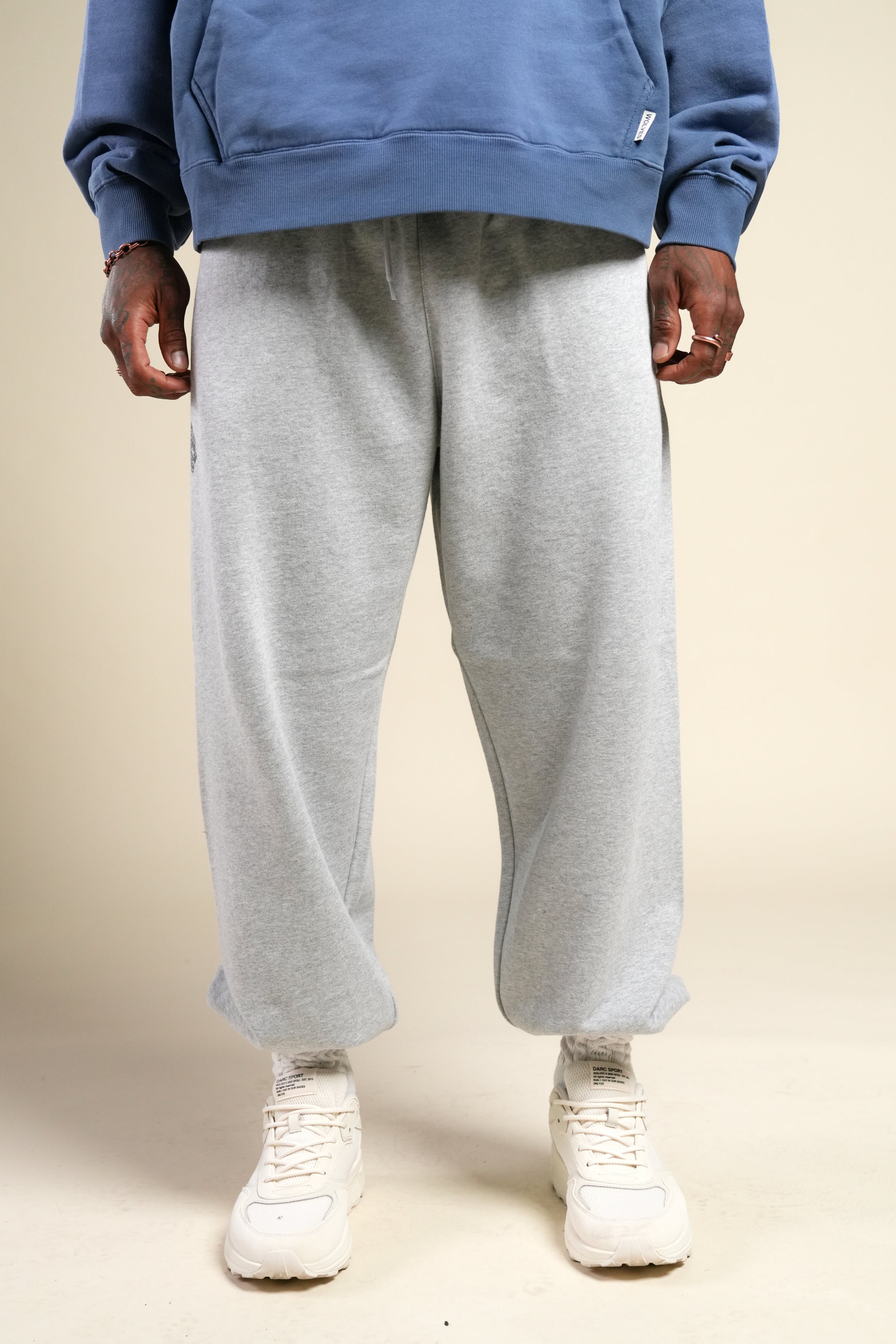 Dual Lounger Sweat Pants in Light Athletic Gray