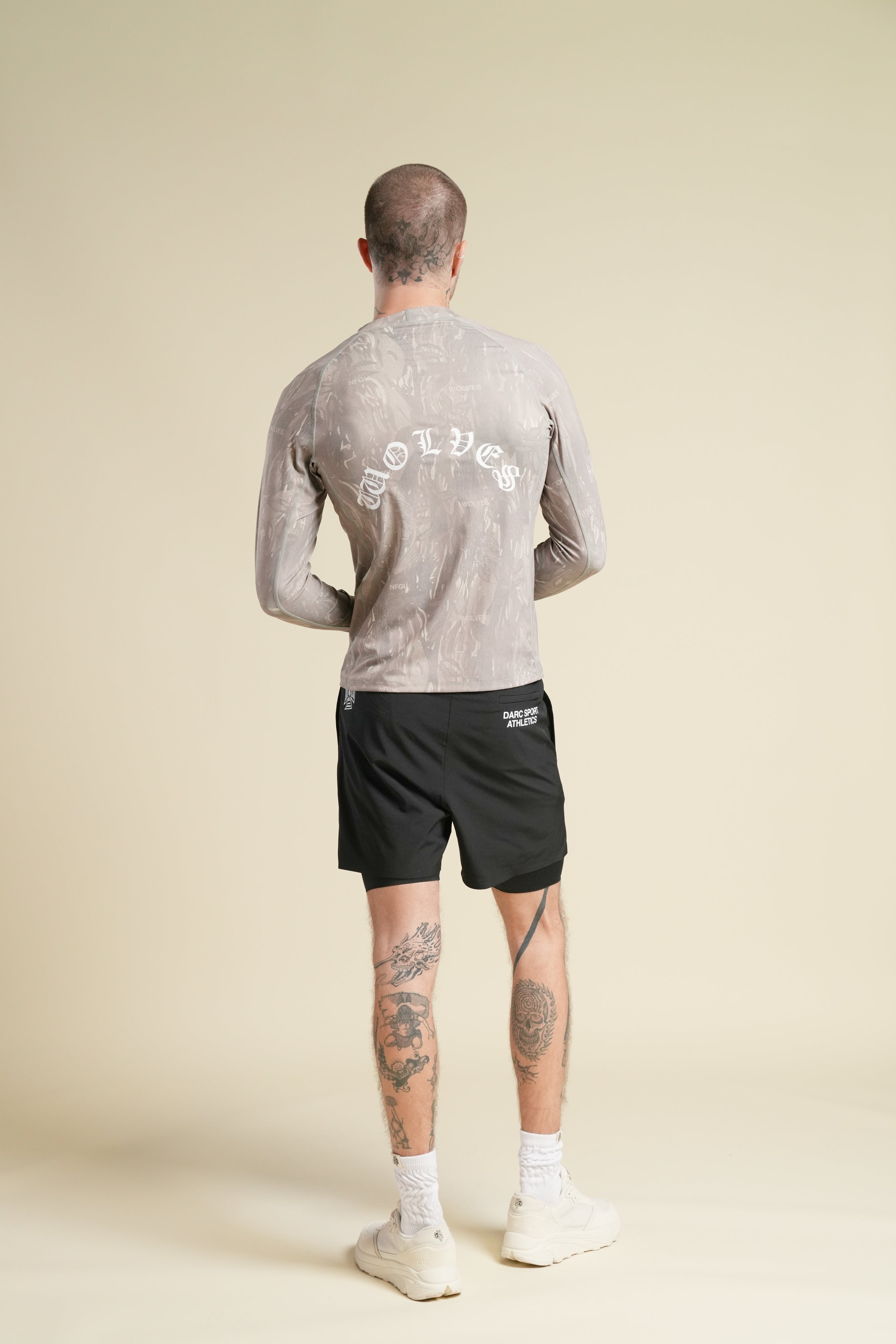 Wolf Chopper Rash Guard in Ohana Vintage Norse Camo