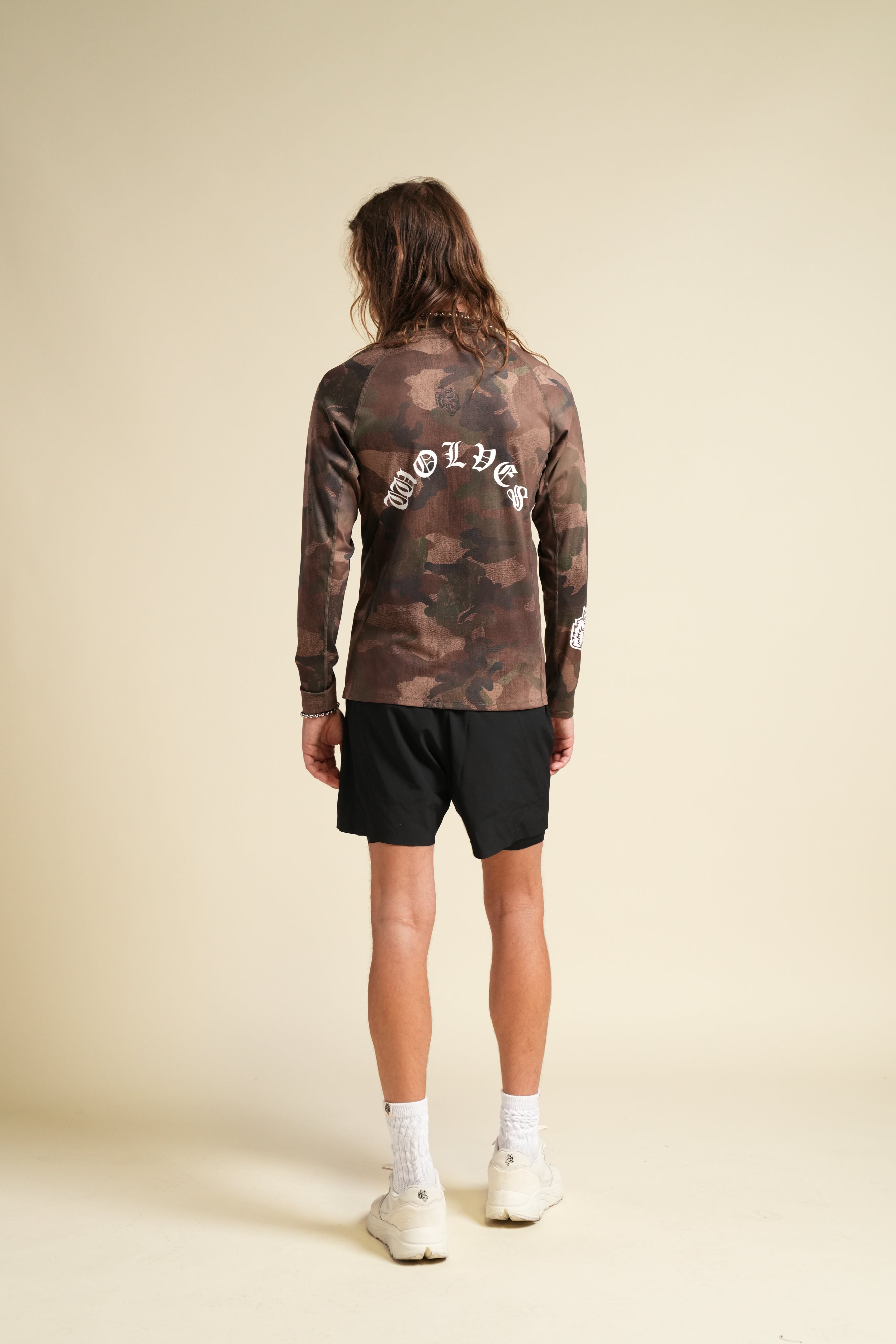 Core Chopper Rash Guard in Ohana Woodland Camo