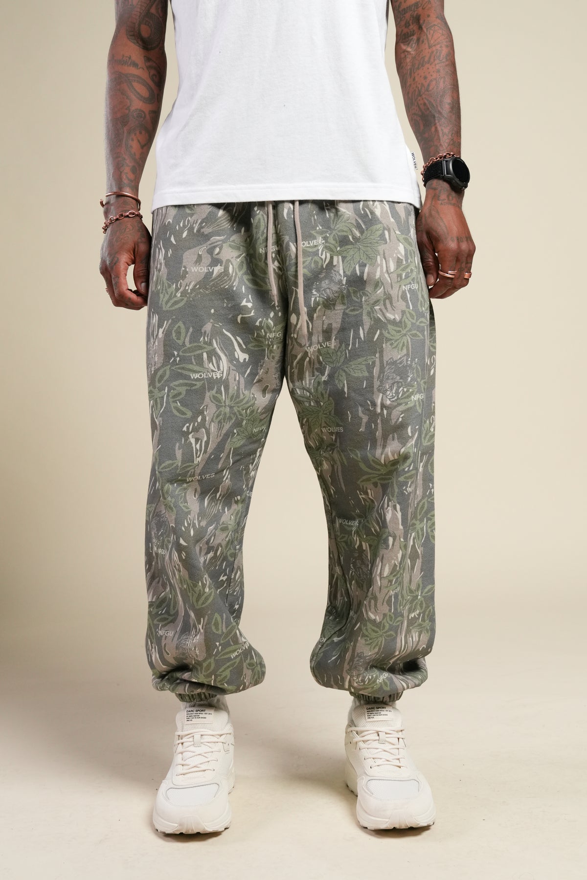 Dual Lounger Sweat Pants in Norse Camo