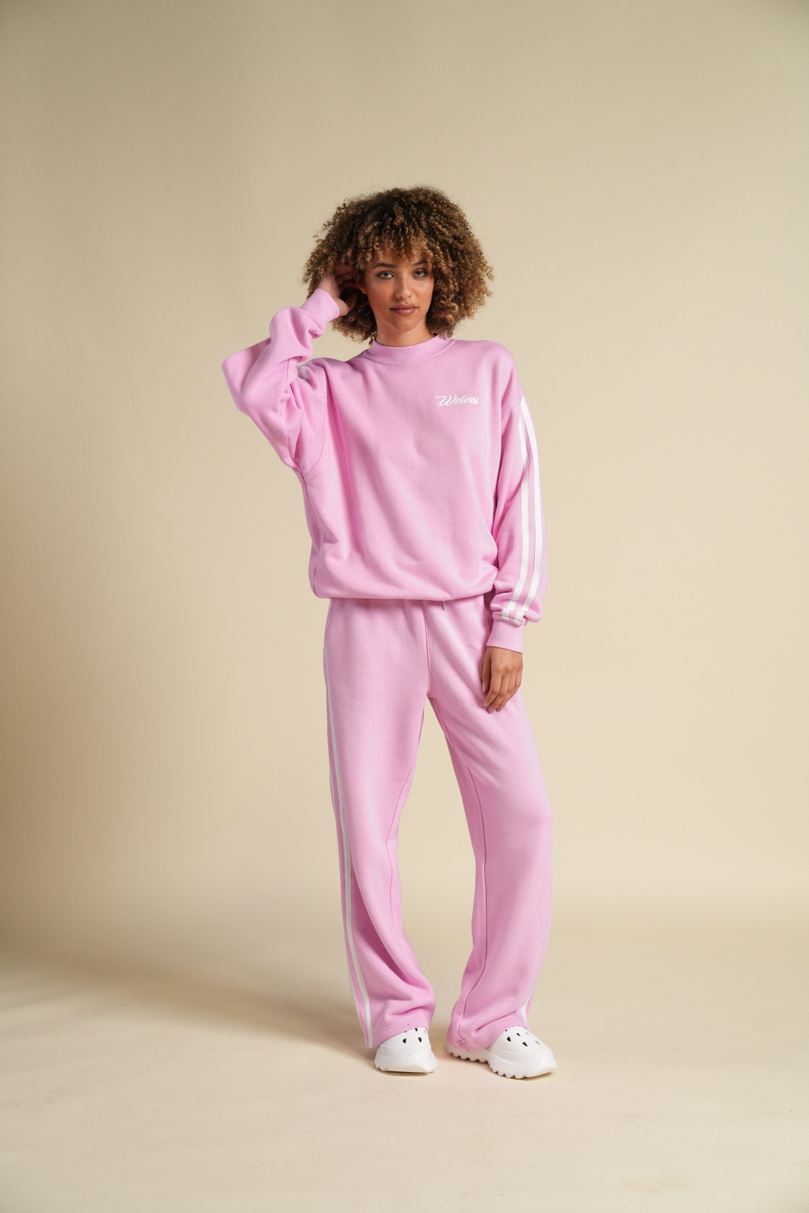 It's For Us Stripe Big Cozy Sweats