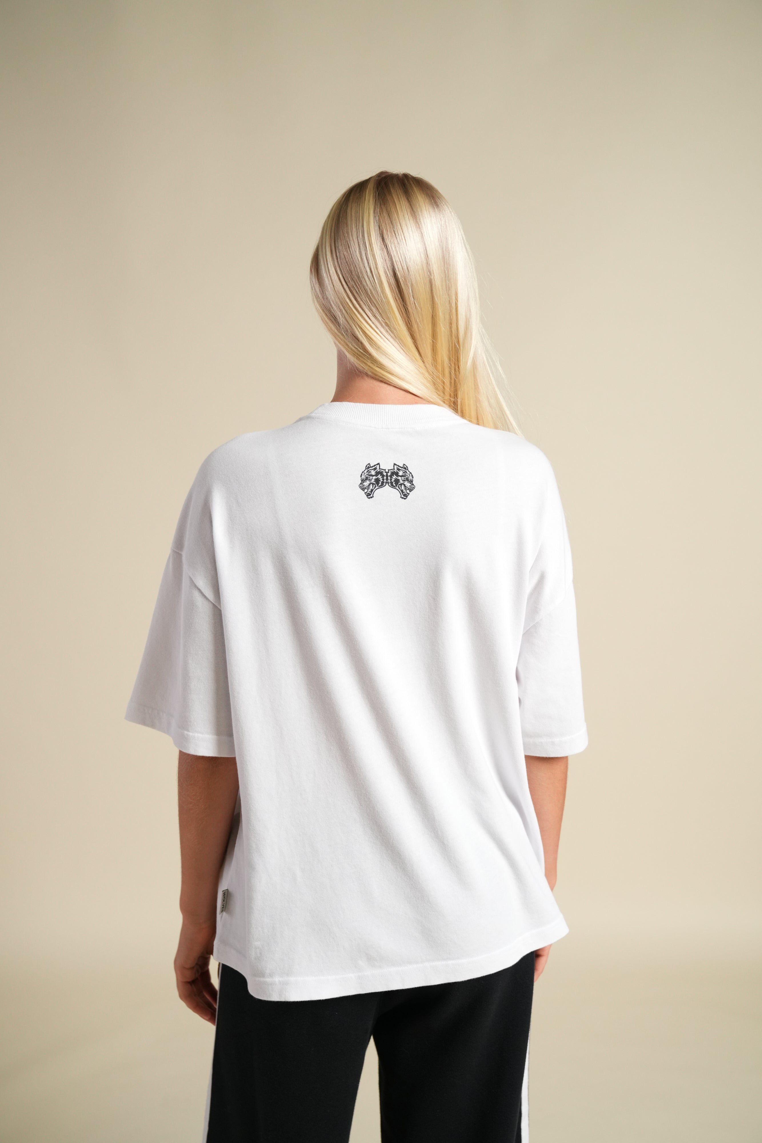 Cursive Wolves Premium Women's Box Cut Tee