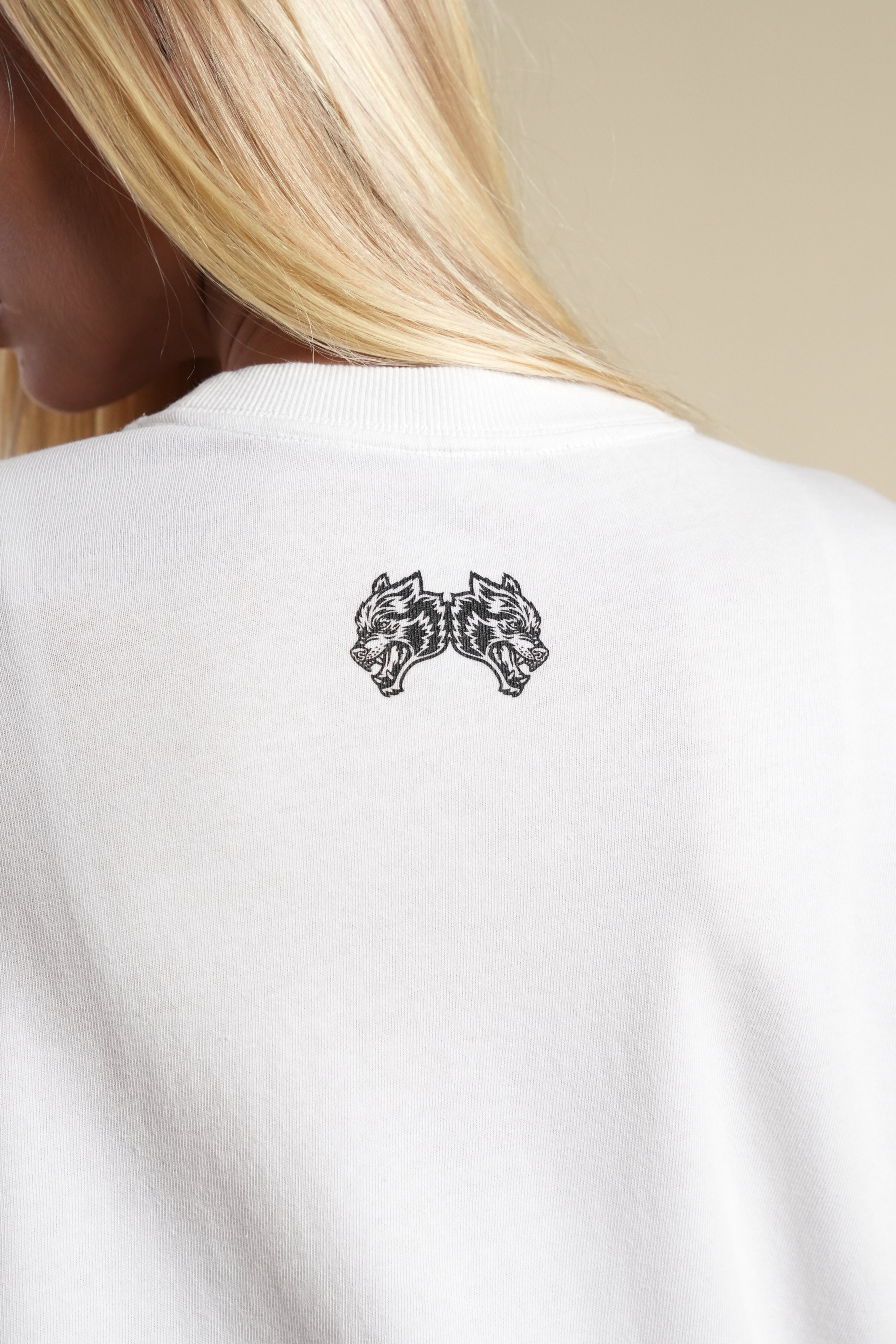 Cursive Wolves Premium Women's Box Cut Tee