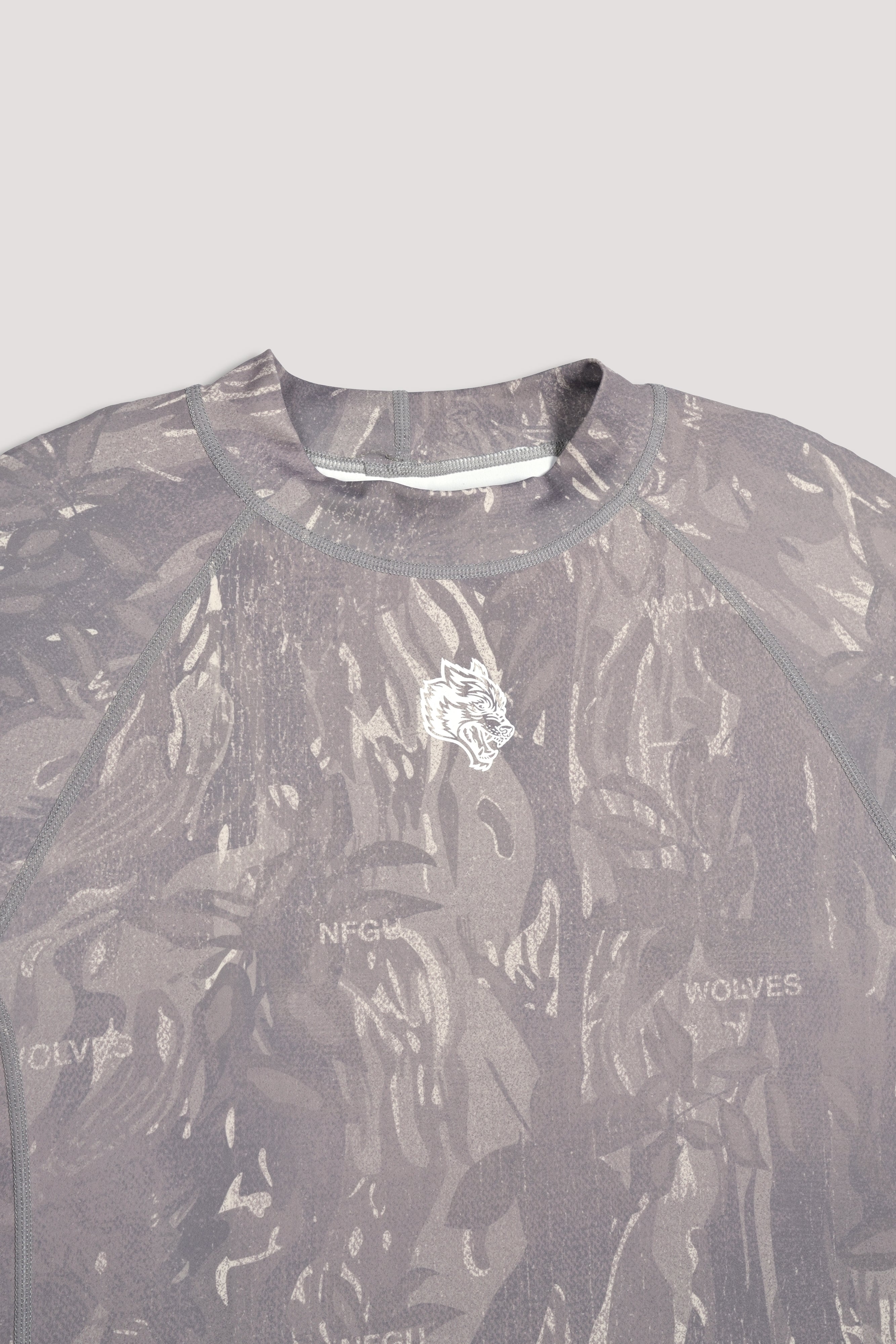 Wolf Chopper Rash Guard in Ohana Vintage Norse Camo