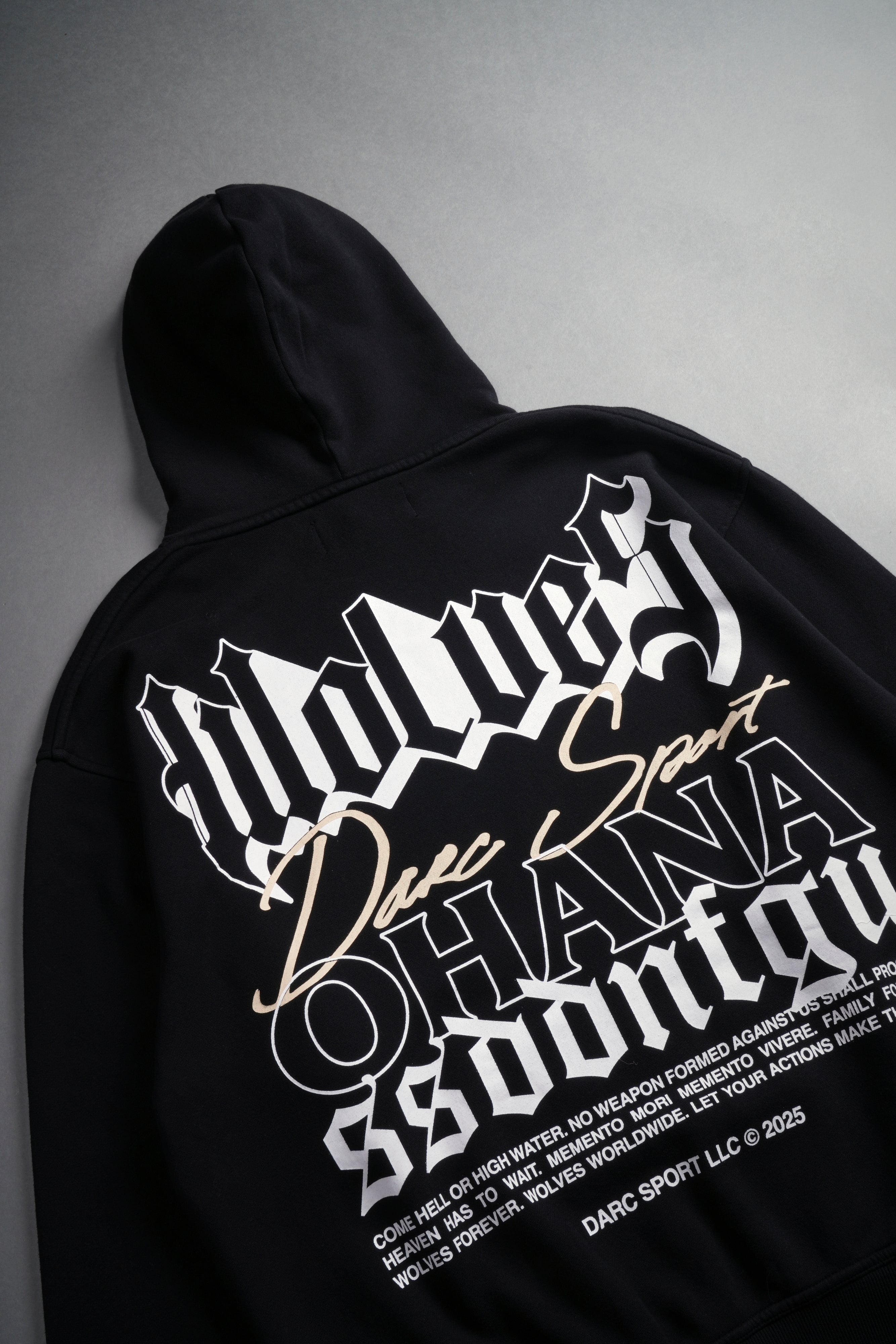Ohana SSDDNFGU "Pierce" Hoodie in Black