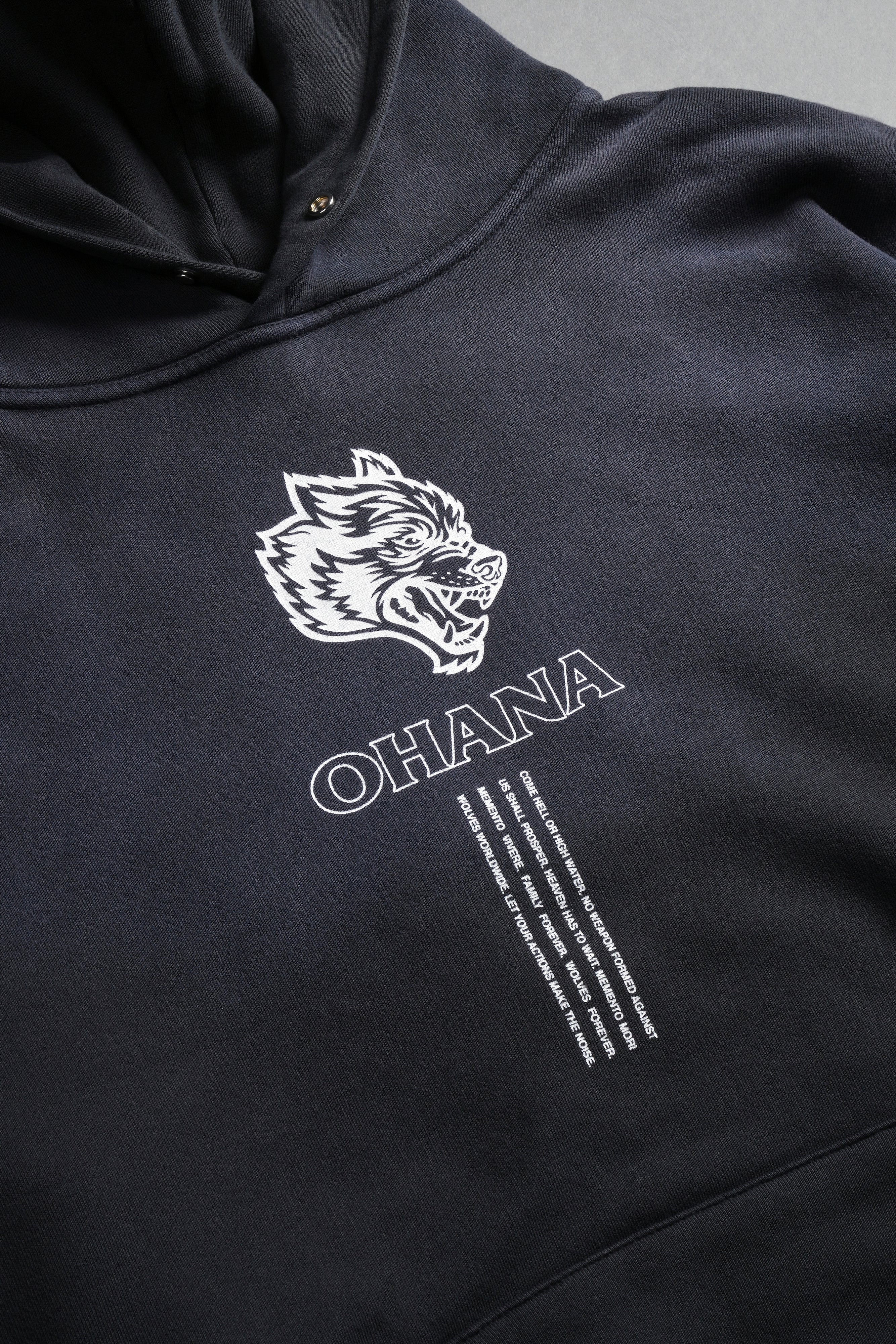 Ohana SSDDNFGU "Pierce" Hoodie in Darc Ash Sun Fade