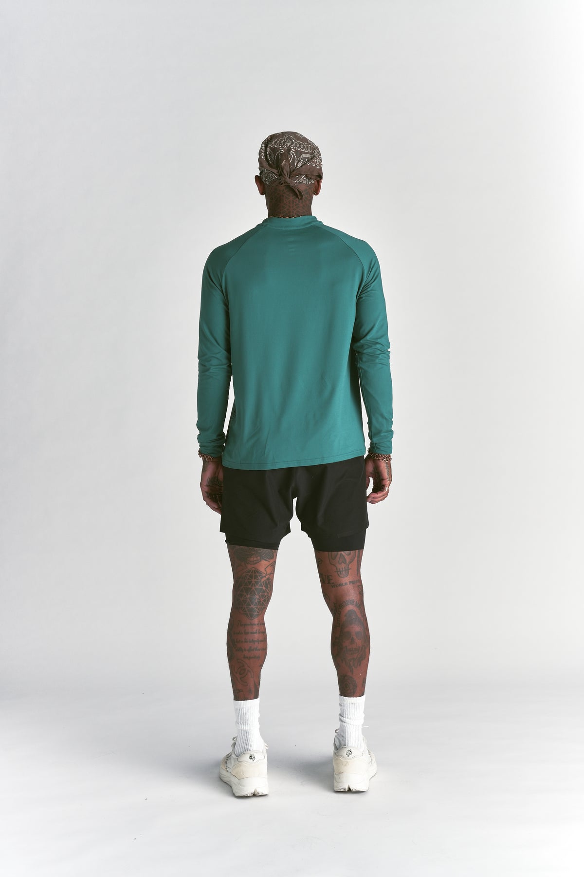 Only Loyalty "Dry Wolf" Raglan LS Tee in Sierra Pine