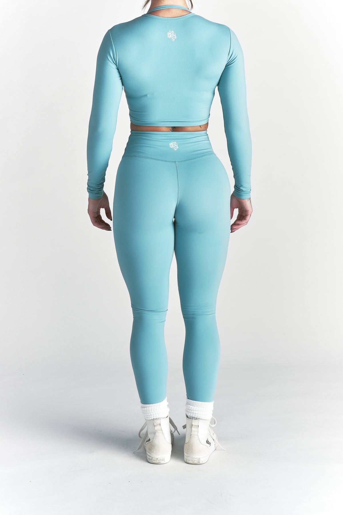 Wolf "Pearl" Energy Leggings in Dusty Turquoise