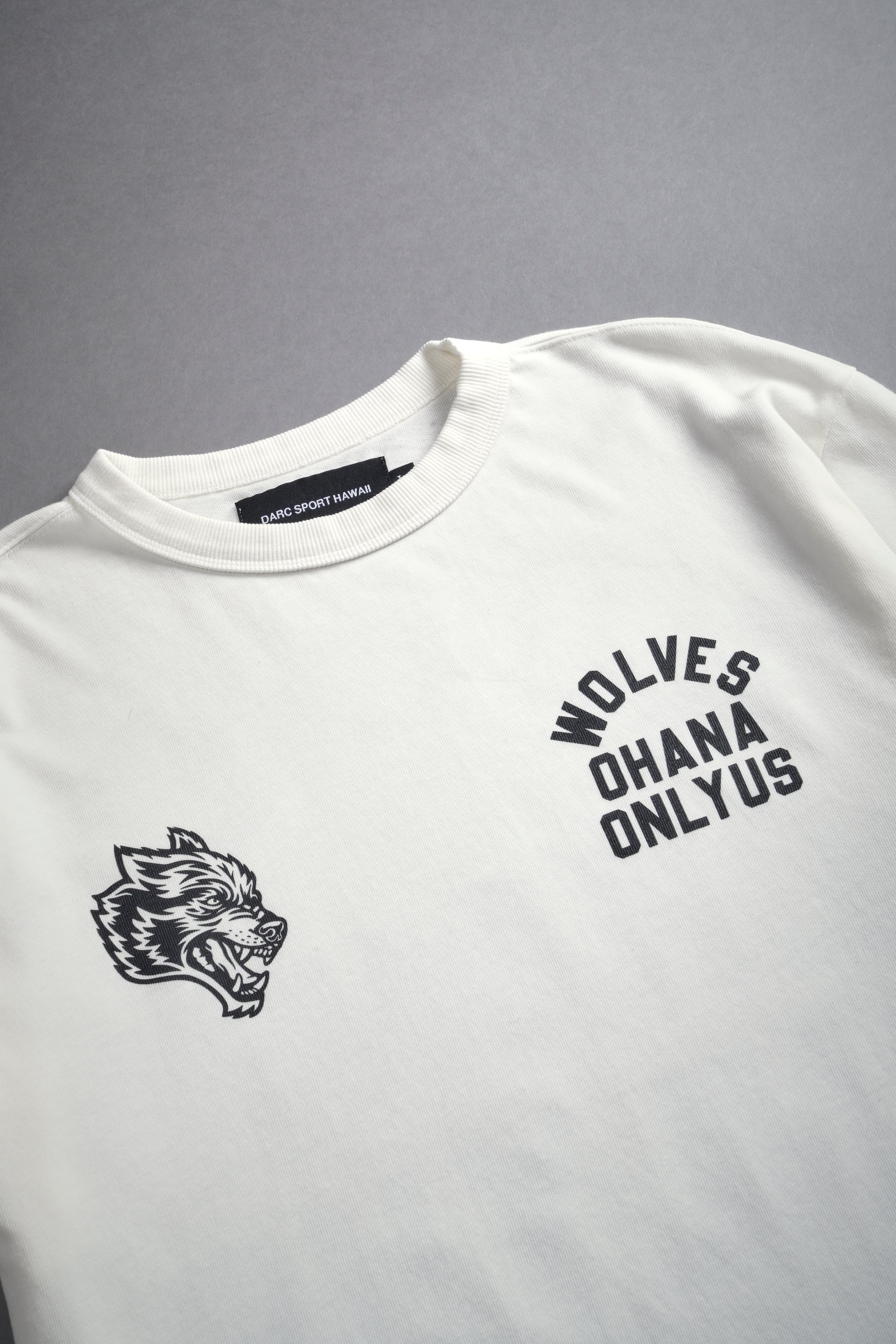 Ohana ONLYUS "Heritage" Tee in Cream