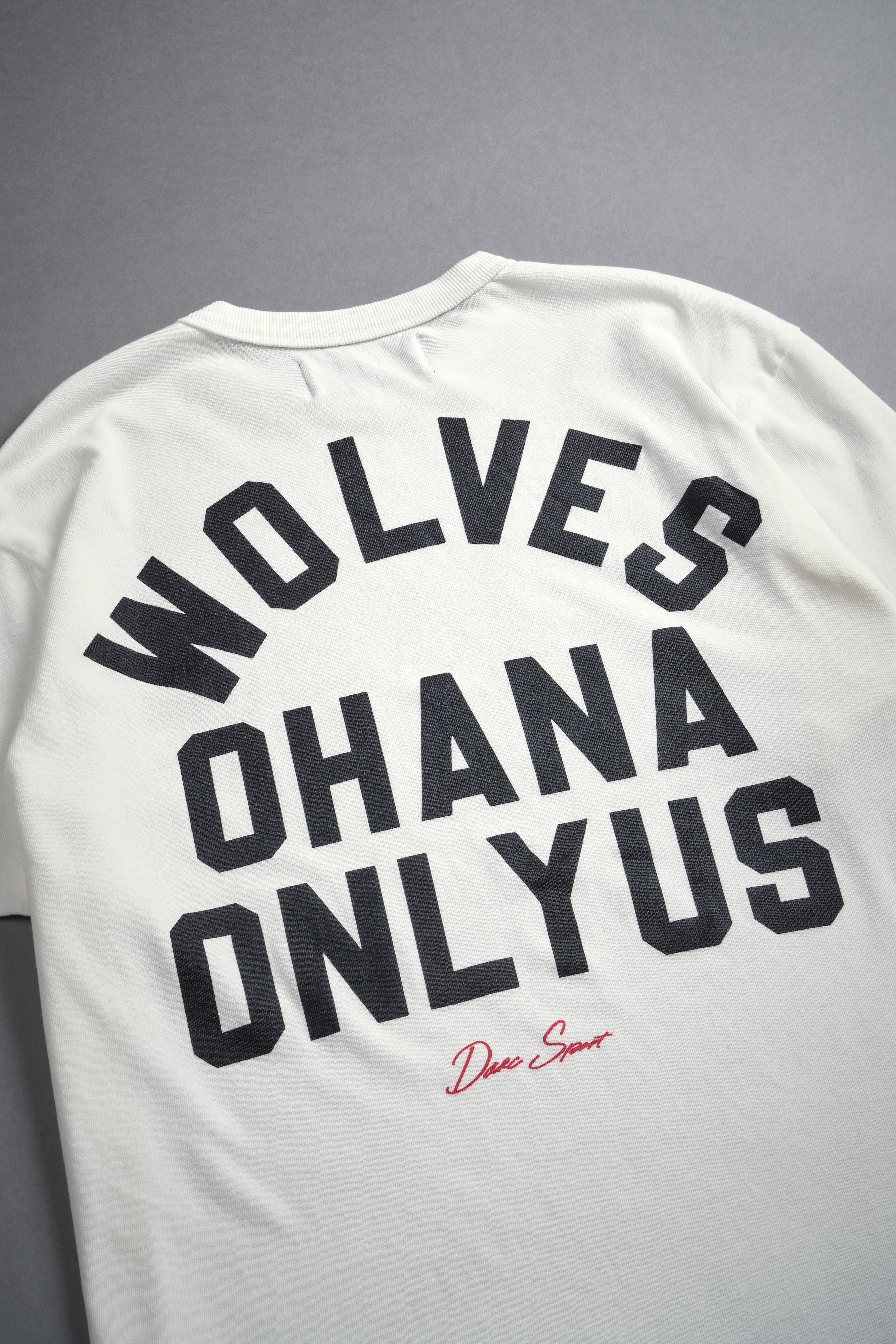Ohana ONLYUS "Heritage" Tee in Cream