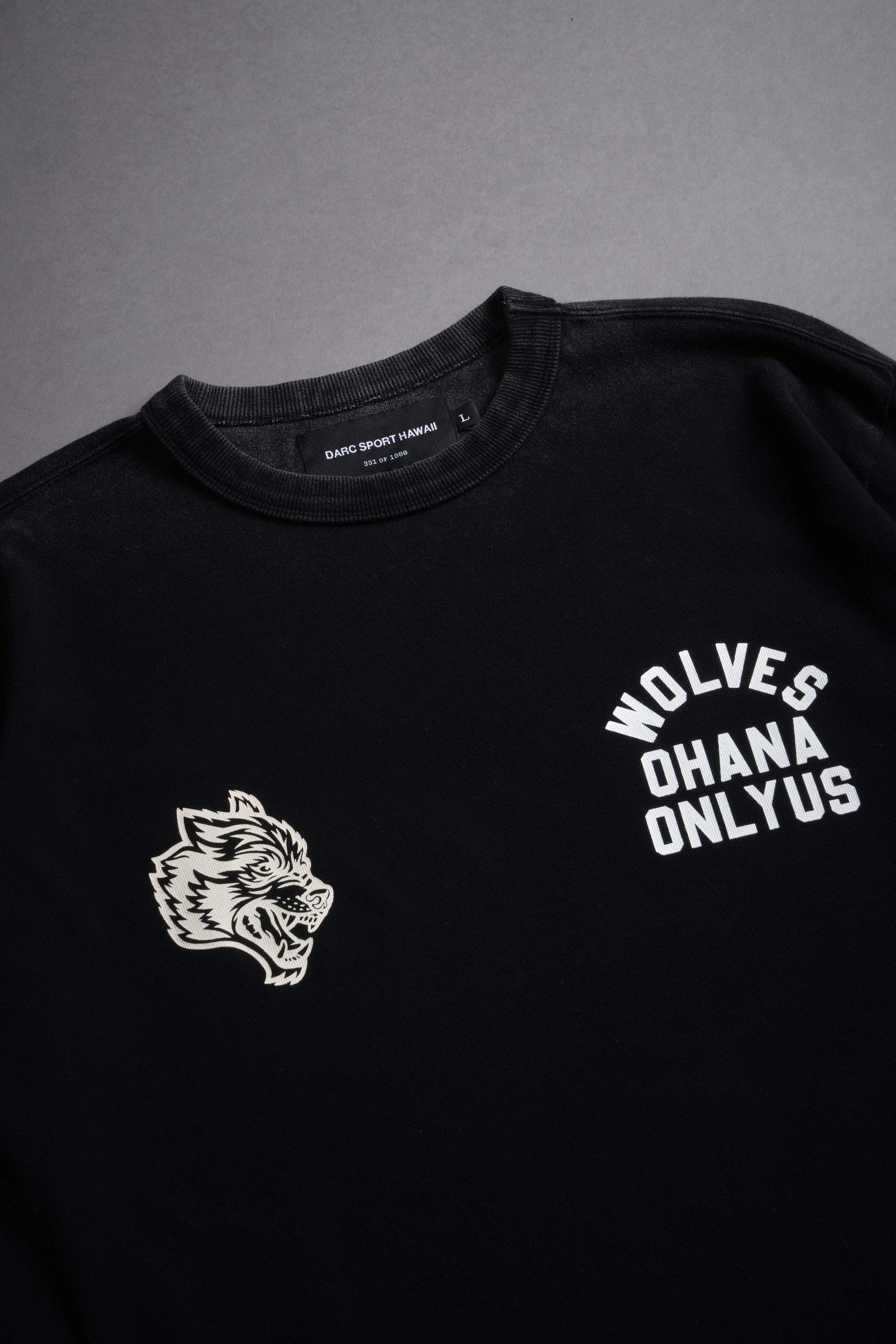 Ohana ONLYUS "Premium" Oversized Tee in Black