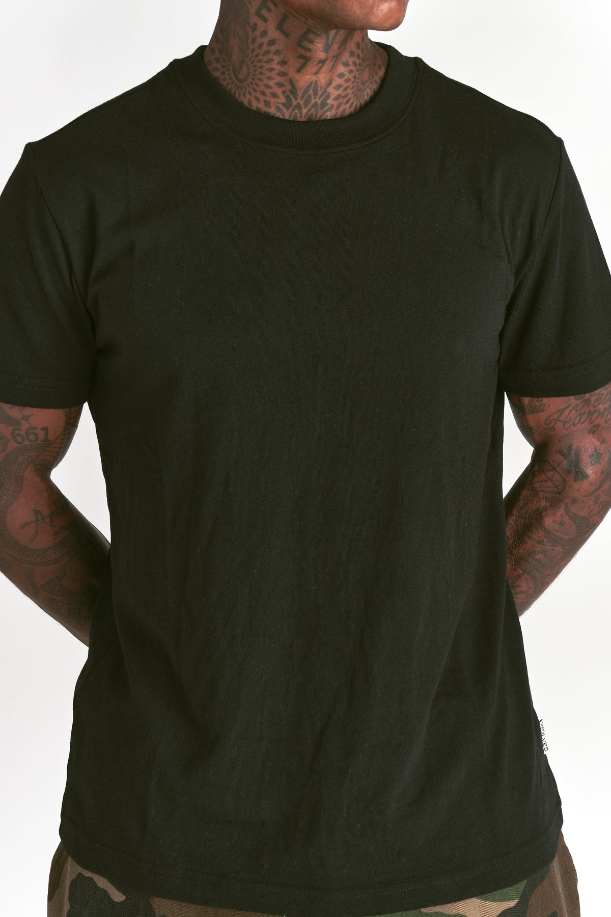 Forever J. Dean Tee 3-Pack in White/Cream/Black