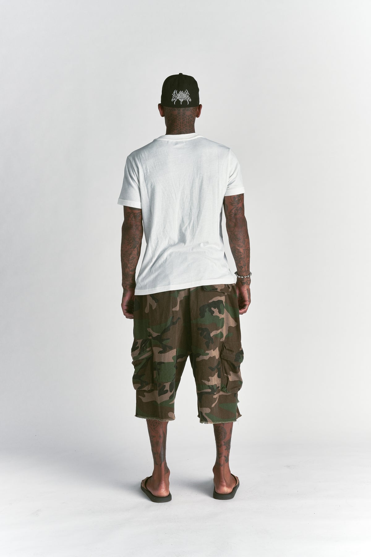 Forever J. Dean Tee 3-Pack in White/Cream/Black