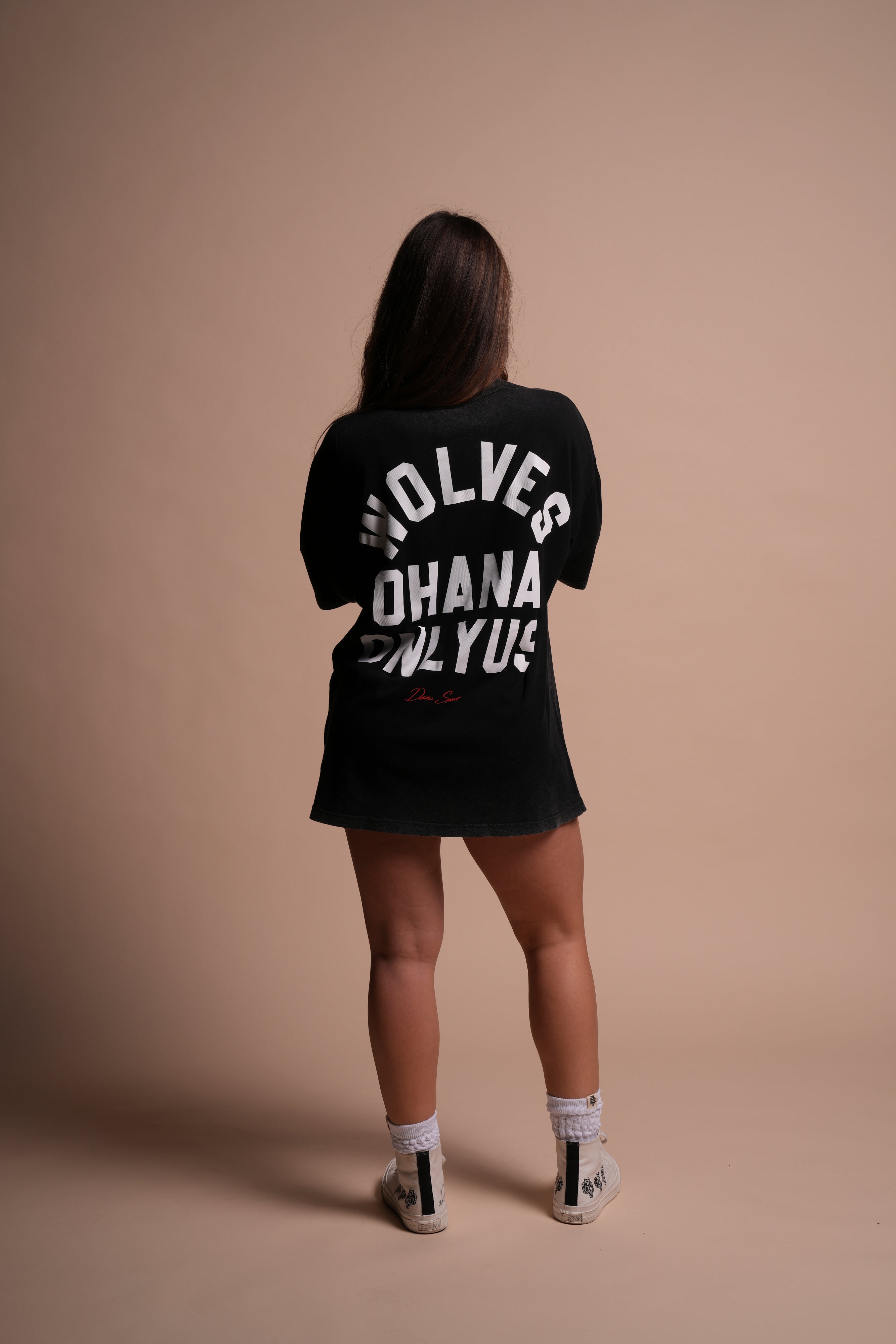 Ohana ONLYUS "Premium" Oversized Tee in Black