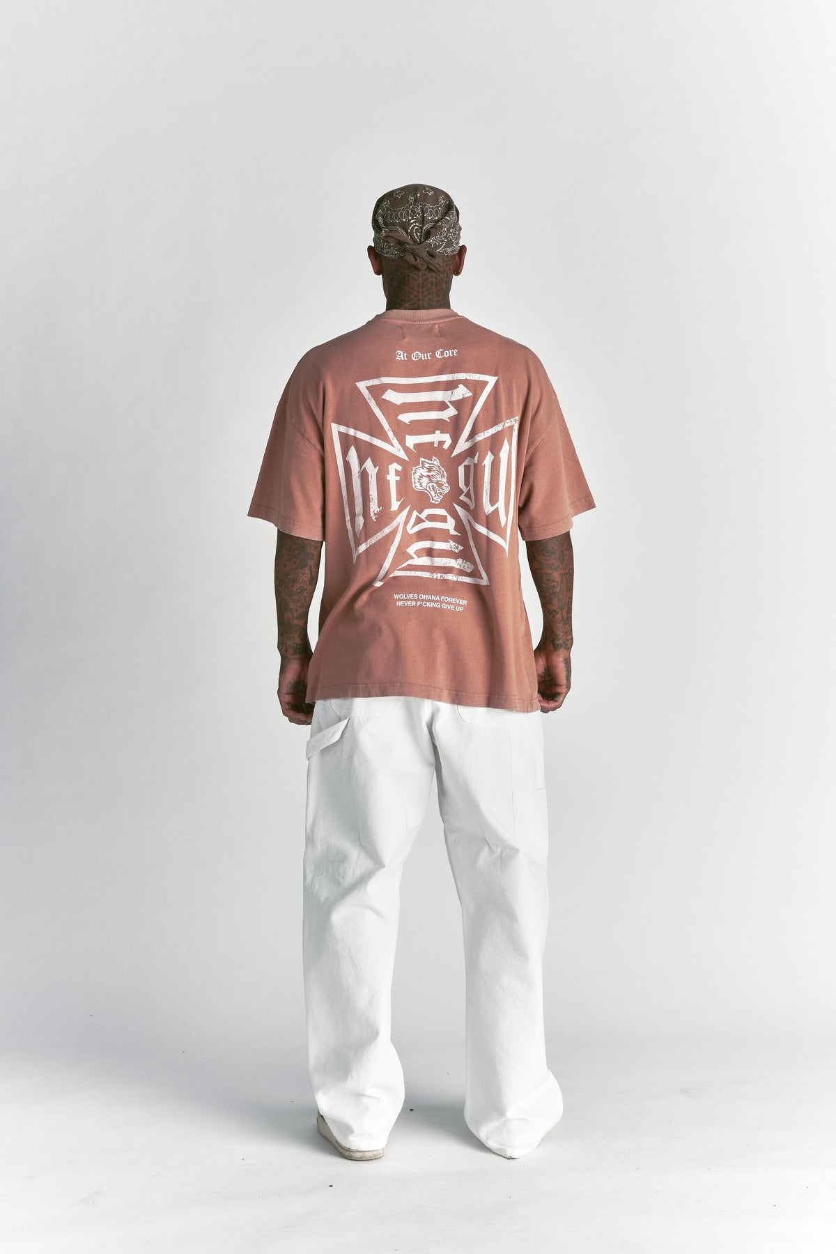 Loyal to the Core "Premium" Oversized Tee in Desert Rose