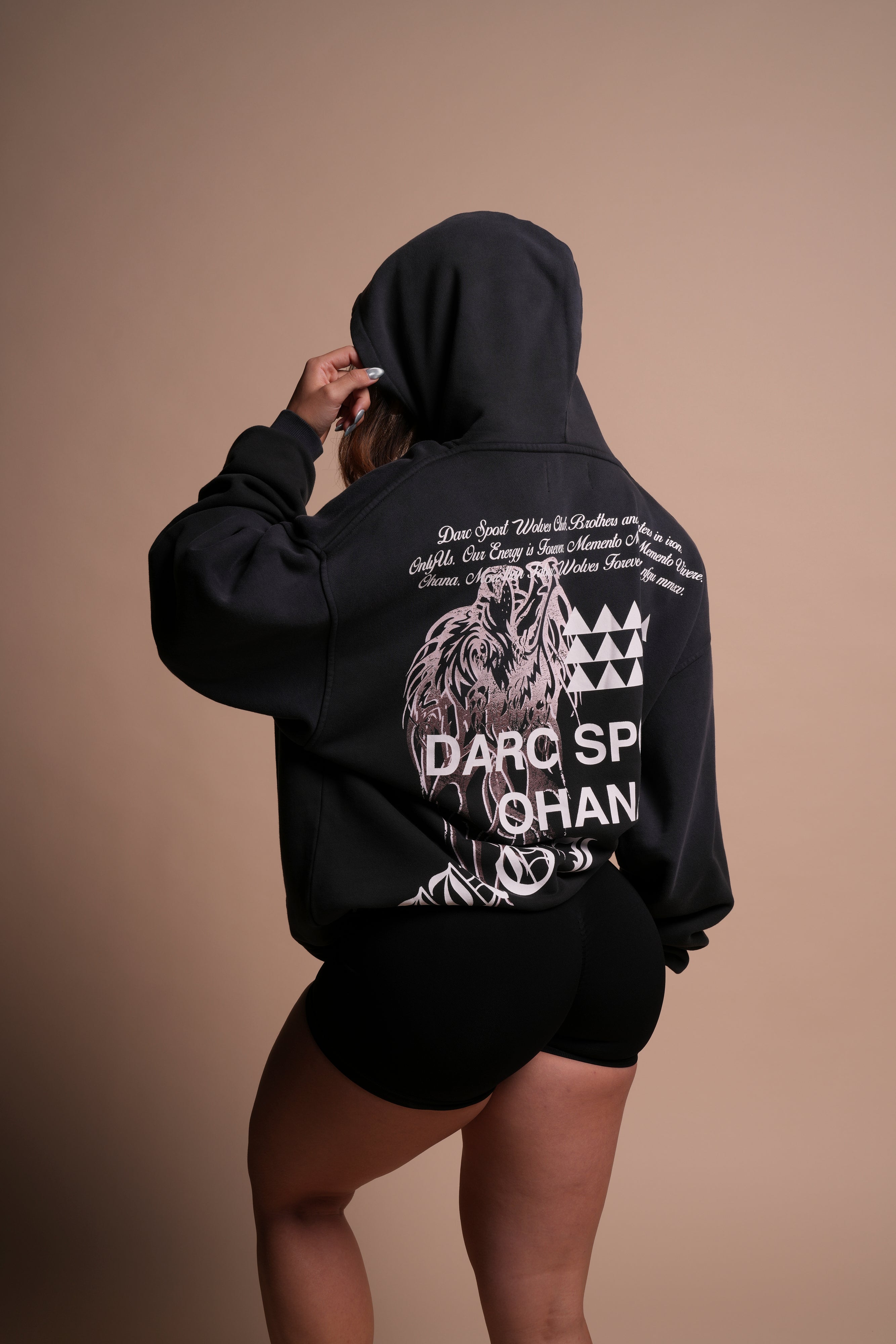 Wolves Mana "Pierce" Hoodie in Darc Ash Sun Fade