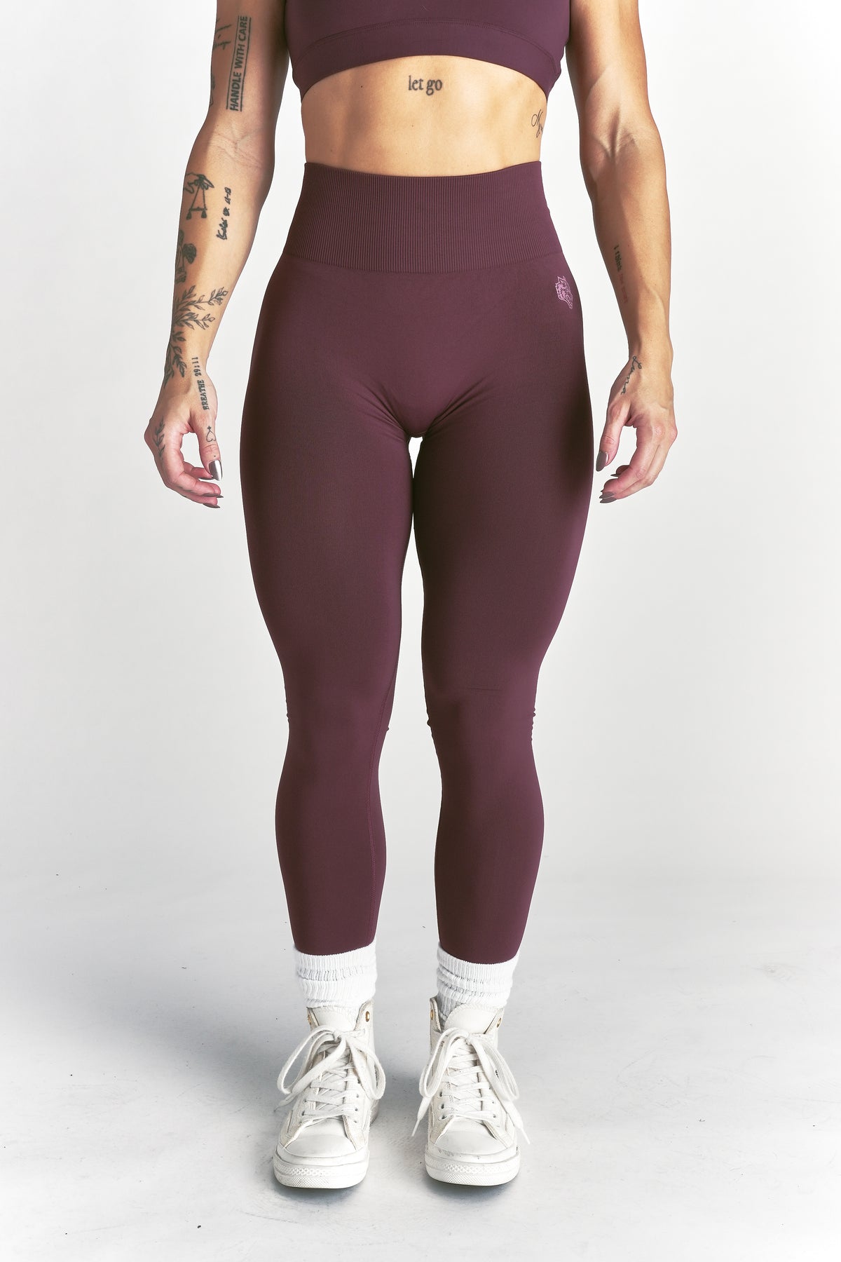 Wolf "Skylar" Soft Seamless Leggings in Fig