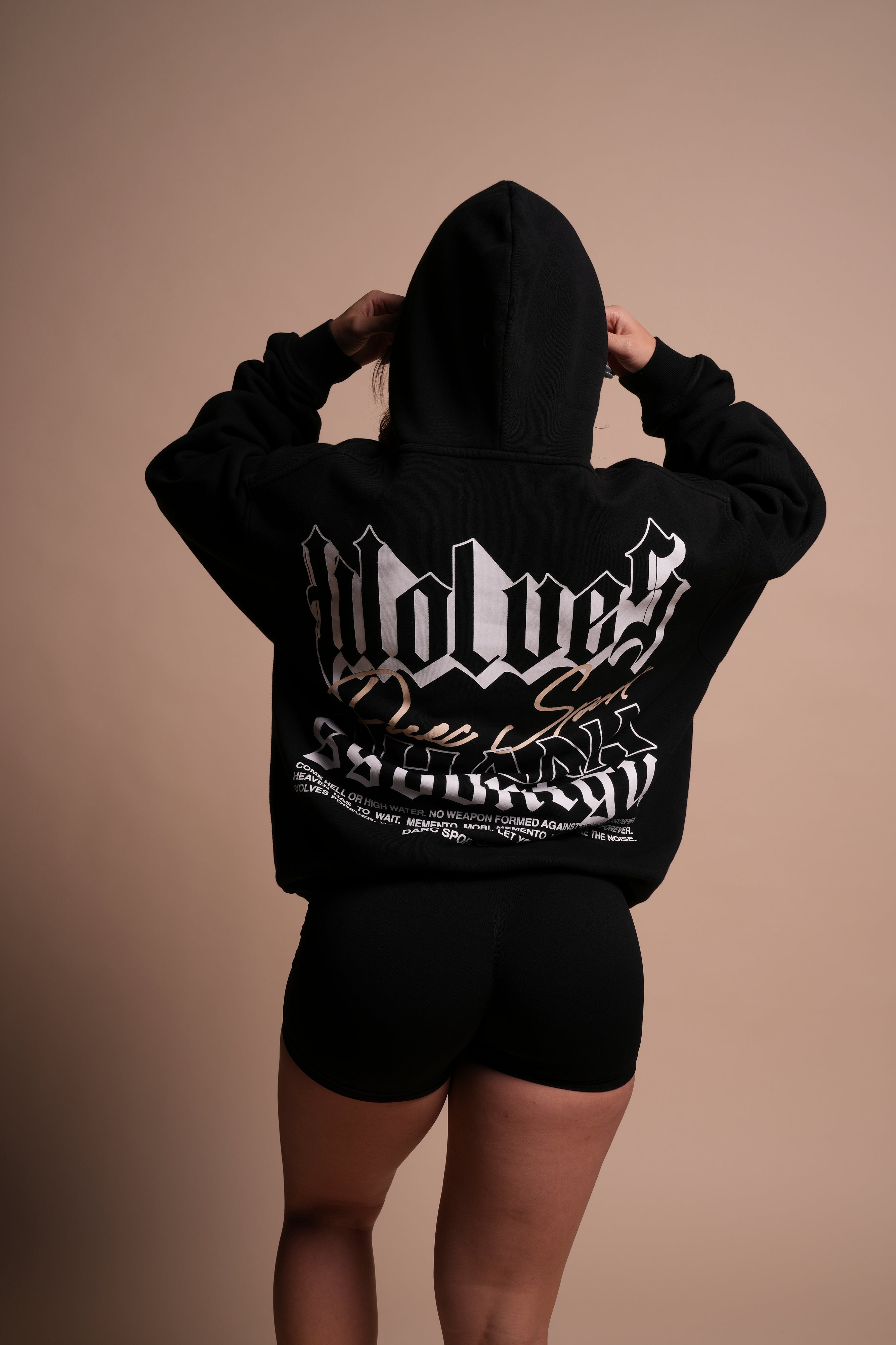 Ohana SSDDNFGU "Pierce" Hoodie in Black