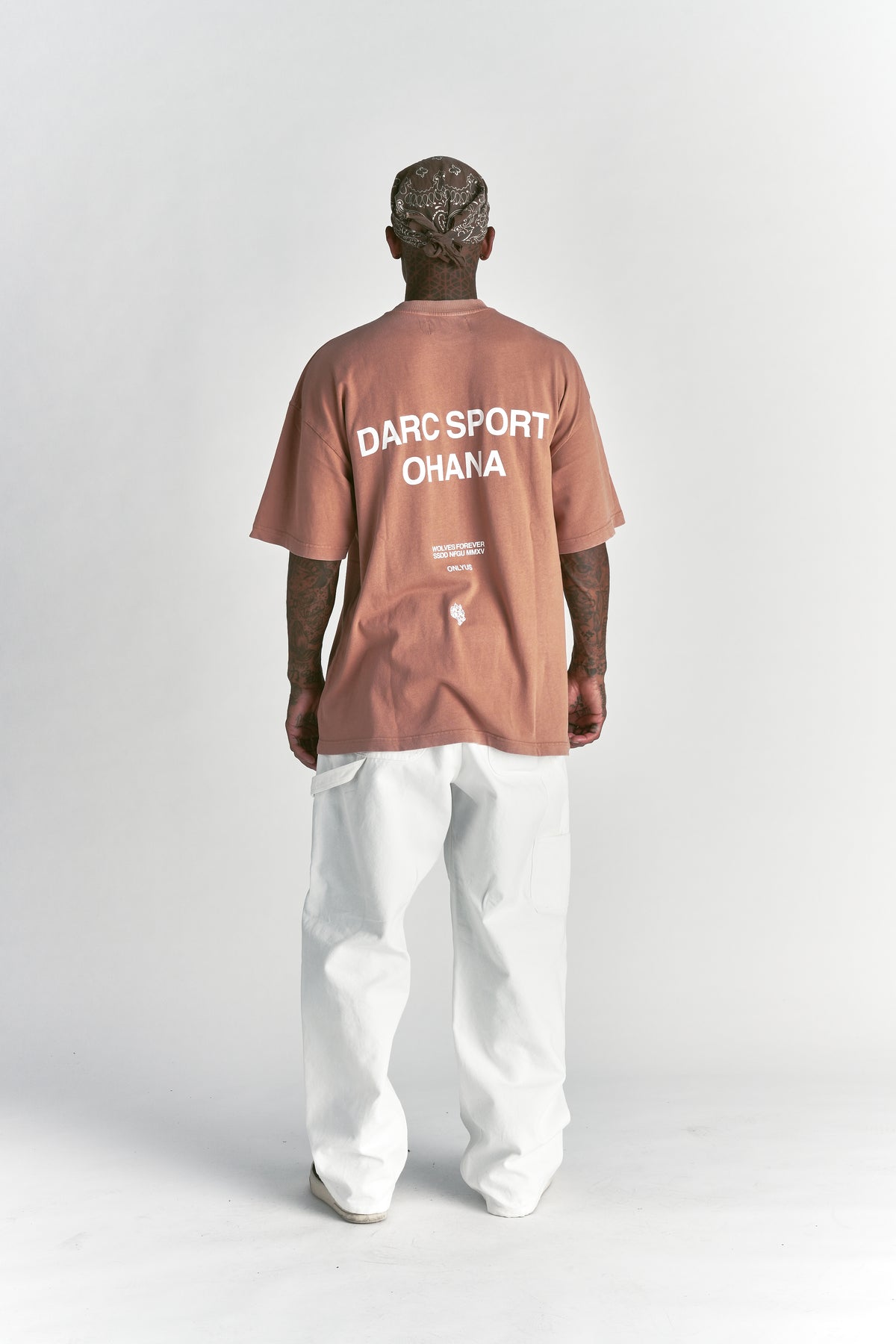 Darc Sport Ohana "Premium" Oversized Tee in Desert Rose