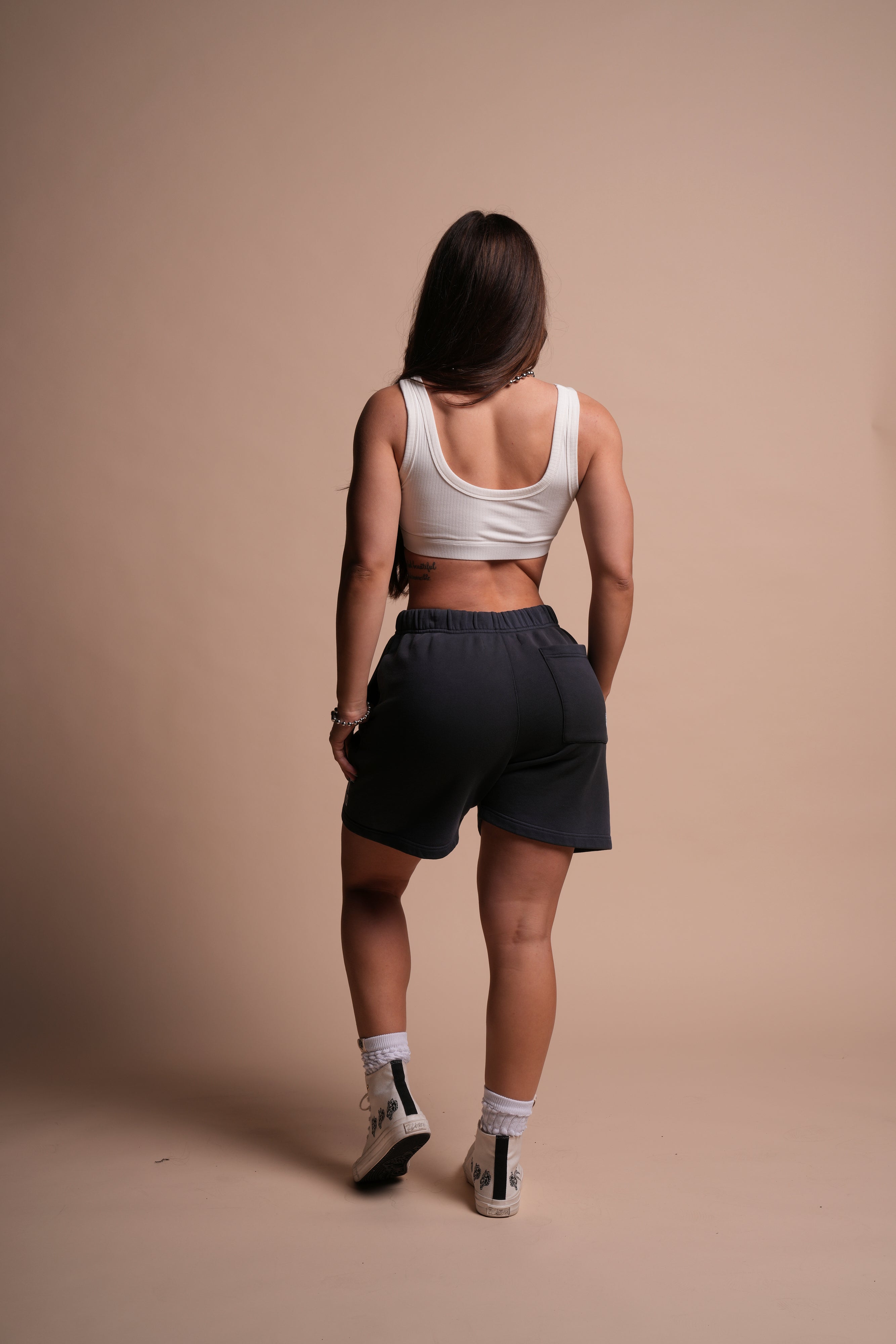 Ohana ONLYUS Post Lounge Sweat Shorts in Darc Ash Sun Fade