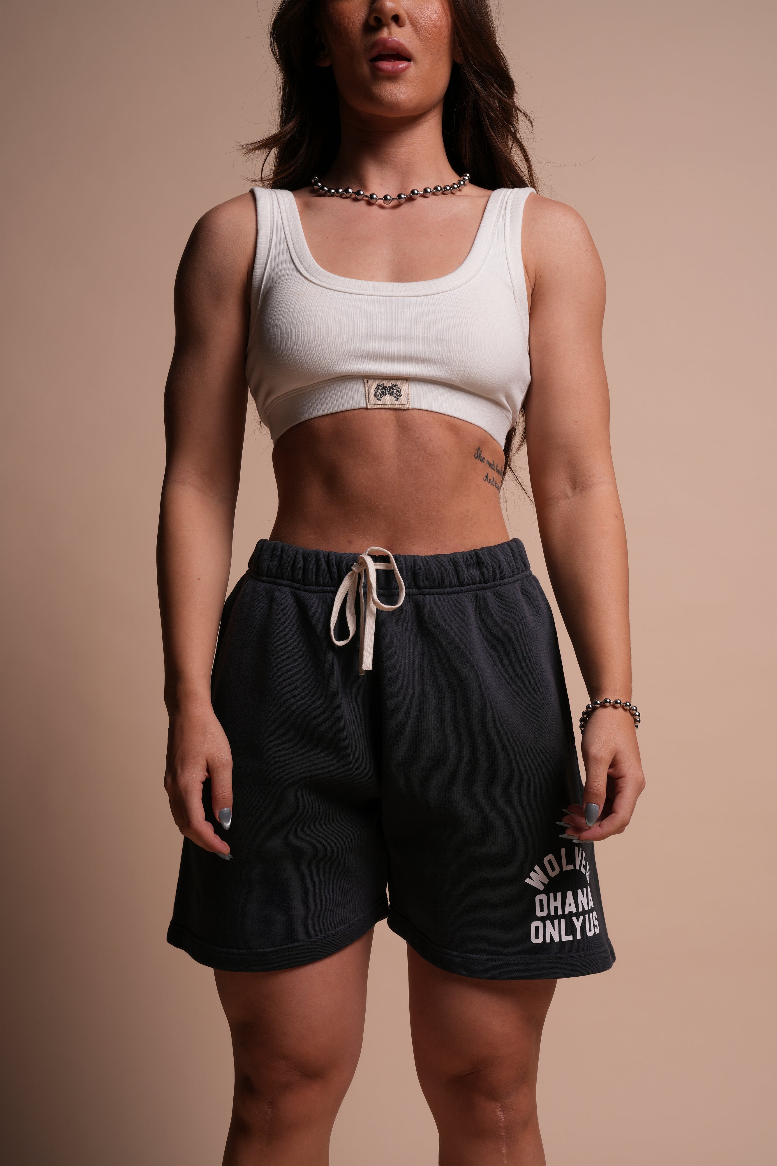 Ohana ONLYUS Post Lounge Sweat Shorts in Darc Ash Sun Fade