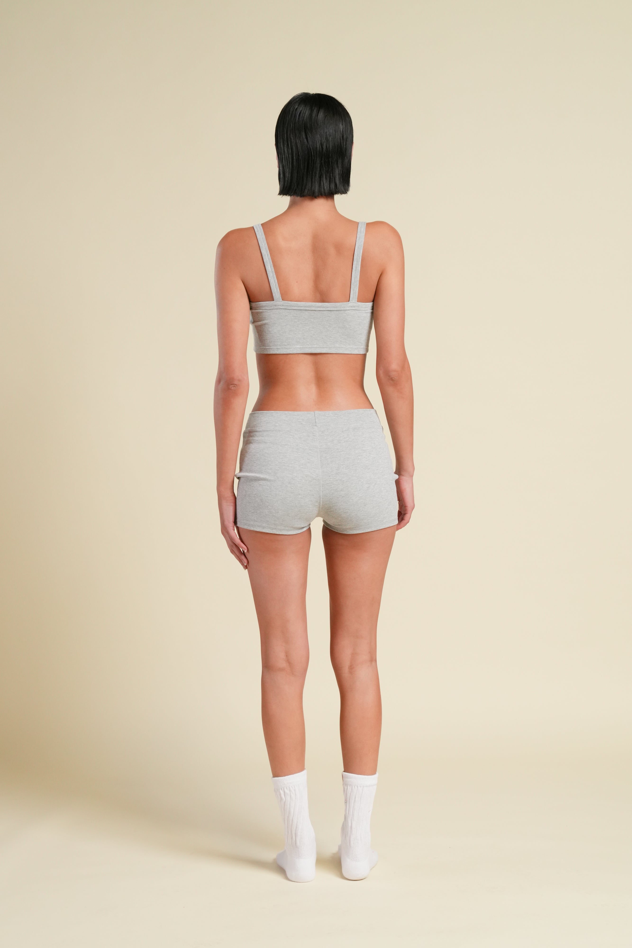 Cursive Wolves Jasmine Rib Boxers